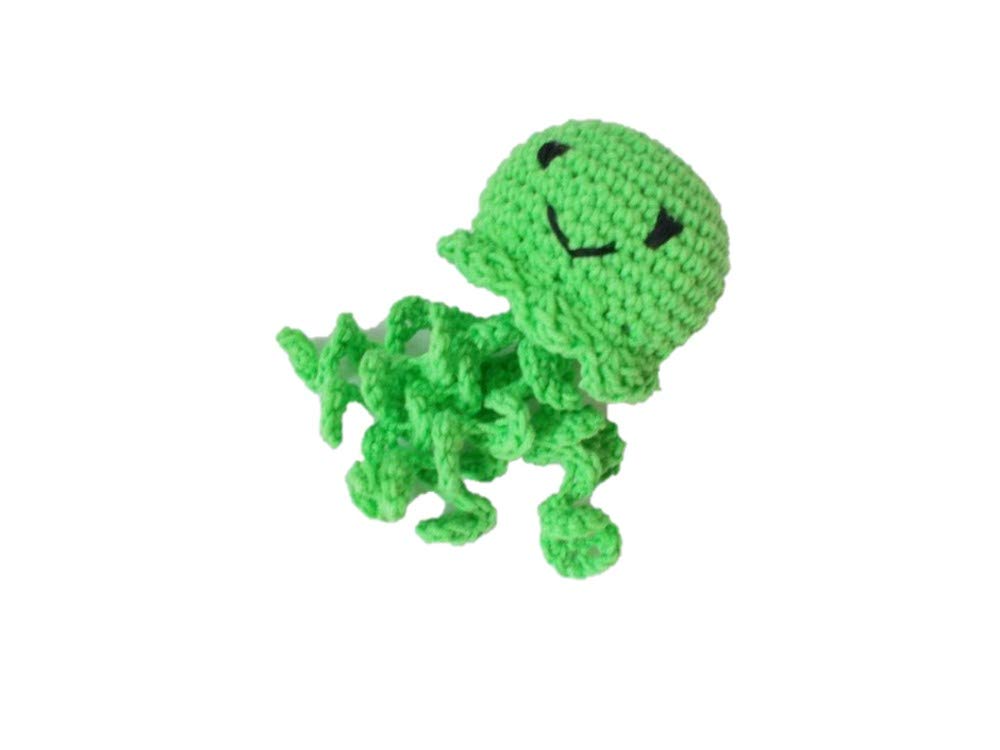 Handmade Crochet Octopus & Jellyfish Plush Toy - Soft Stuffed Animal for Kids, Unique Gift for Baby Shower & Nursery Decor | Perfect for Sensory Play, Birthday Presents & Ocean-Themed Room Decor