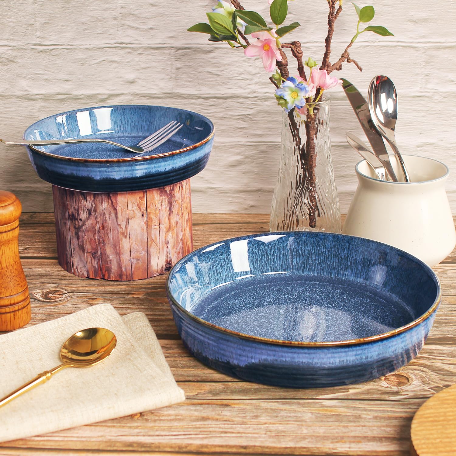 Porcelain Au Gratin Baking Dishes Set - 17 oz, 7.9 Inch Oven & Microwave Safe Casserole Dishes for Lasagna, Cobblers & More - Perfect for Family Dinners, Holiday Baking & Entertaining