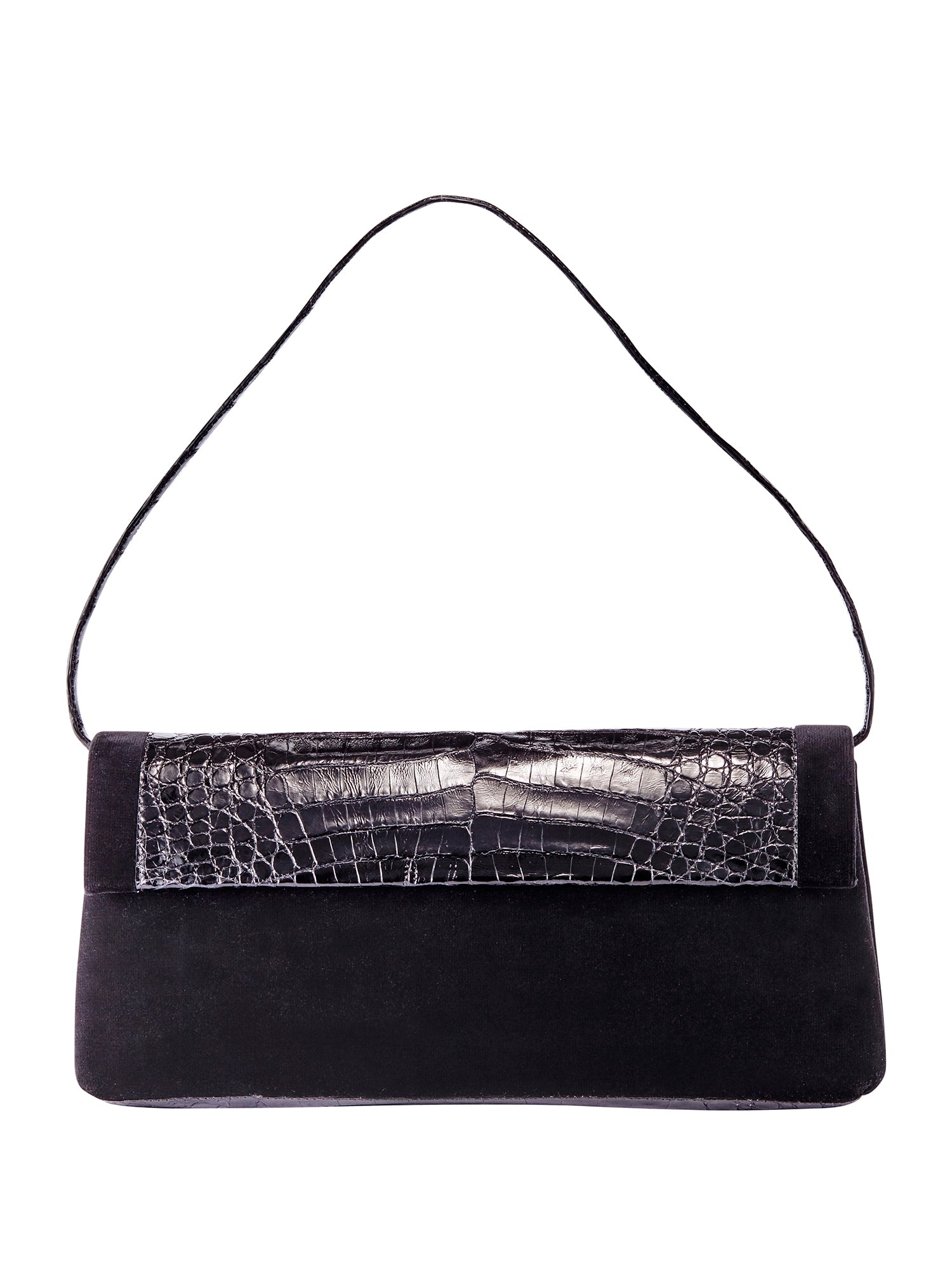 Gotham Velvet Clutch for Women - Elegant Evening Bag with Rhinestone Decor - Perfect for Parties, Weddings & Special Occasions