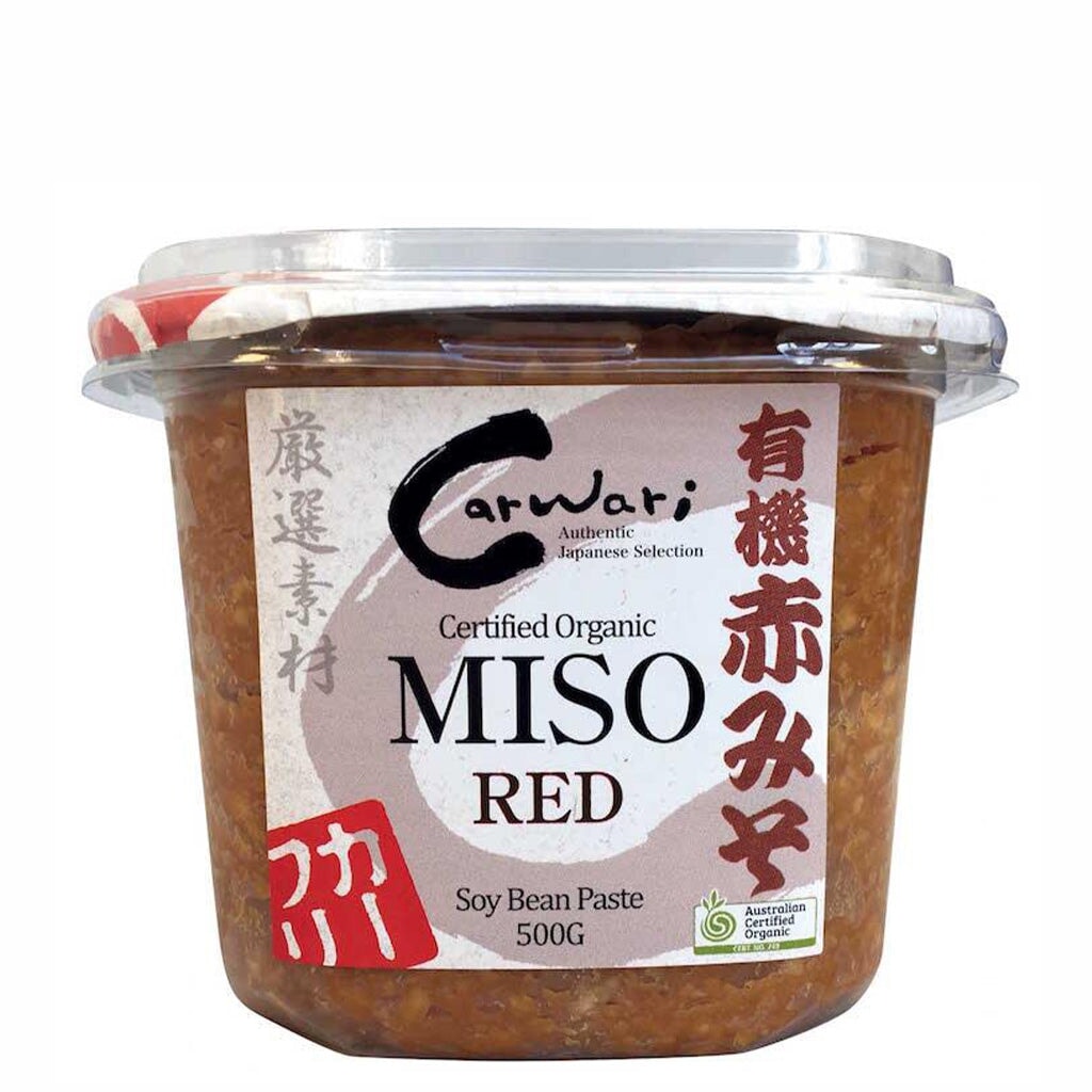 Organic Red Miso Paste - Premium Japanese Fermented Soybean Seasoning for Soups, Marinades & Dressings - Gluten-Free & Vegan-Friendly