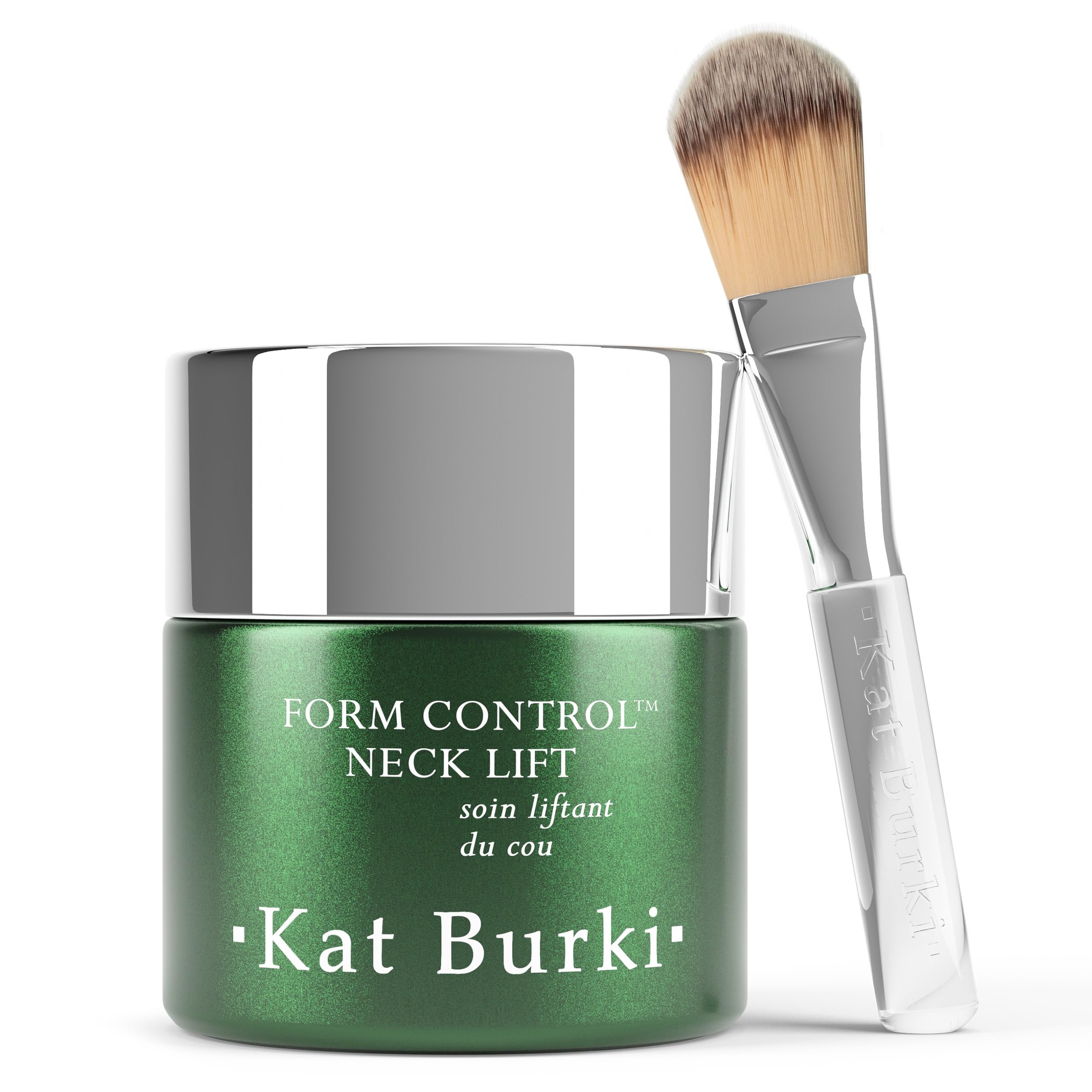 Kat Burki Form Control Neck Lift - Powerful Anti-Aging Neck Cream with Marine Collagen & Niacinamide, 2 fl.oz - Firming & Contouring Treatment for Sagging Neck Skin, Perfect for Daily Skincare Routine & Nighttime Use
