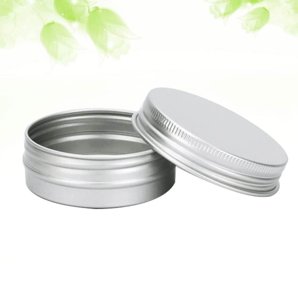24-Piece Empty Cosmetic Containers with Lids - Travel-Sized Cream Jars, Sample Jars & Candle Holders - Perfect for DIY Beauty, Toiletries, Wedding Favors & Small Business Packaging