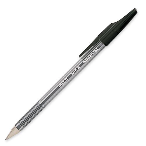 Pilot Better Ballpoint Pen - 1mm Black Ink - Clear Barrel for Office & School Use