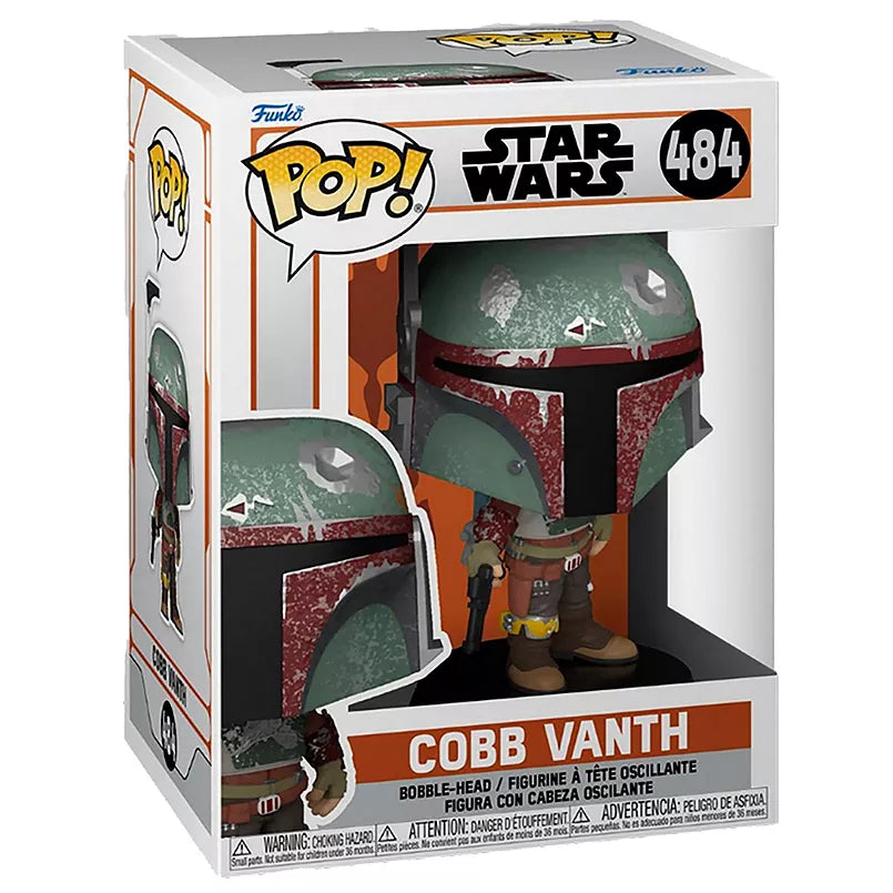 Cobb Vanth Funko Pop! Vinyl Figure #484 - The Mandalorian Star Wars Collectible Toy for Fans & Gift Ideas | Display for Home, Office, or Themed Collections