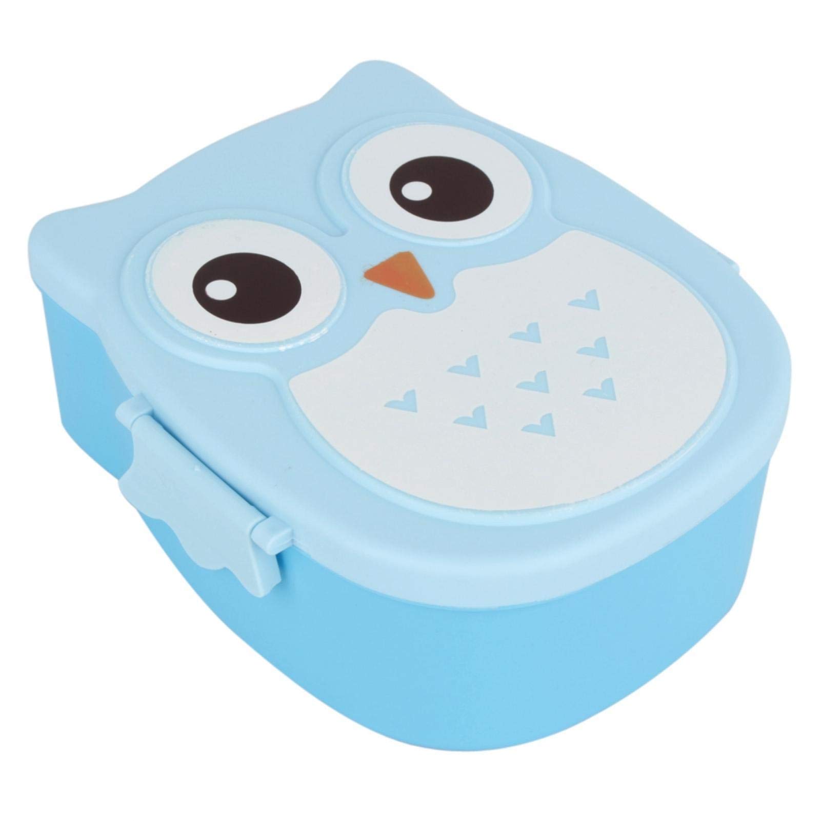 Fdit Lunch Box - BPA-Free Food Grade PP Plastic, Portable Cartoon Owl Design Bento Box for Kids & Adults | Microwave & Dishwasher Safe | Perfect for School, Office & Picnic Lunch Storage
