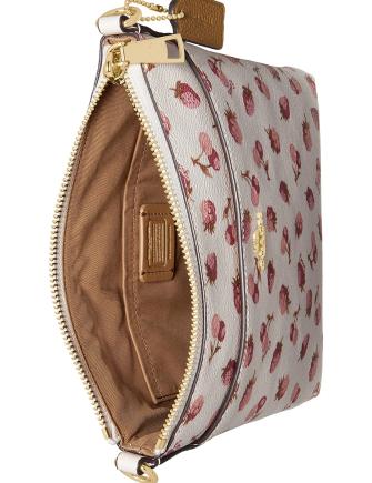 Coach Fruit Print Kitt Crossbody Bag - Stylish & Trendy Women's Shoulder Purse for Casual Outings, Shopping & Travel