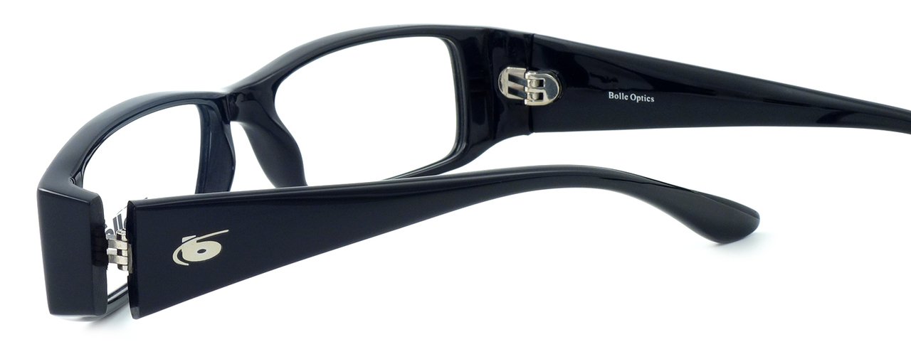 Bollé Louvres Lightweight & Comfortable Designer Reading Glasses 51mm in Black +0.25 | Stylish Eyewear for Reading, Computer Use & Daily Activities