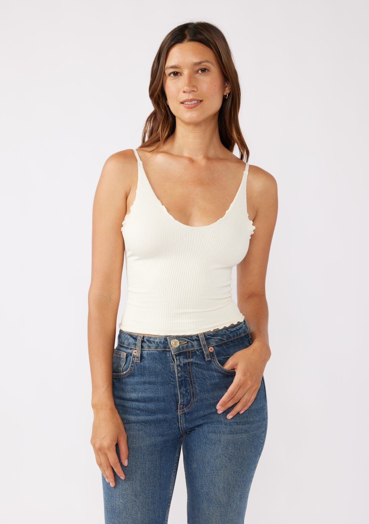 Together Forever Young Cami - Women's Fashion Stretch Camisole Top for Layering & Casual Wear | Perfect for Everyday Outfits, Work, and Date Nights