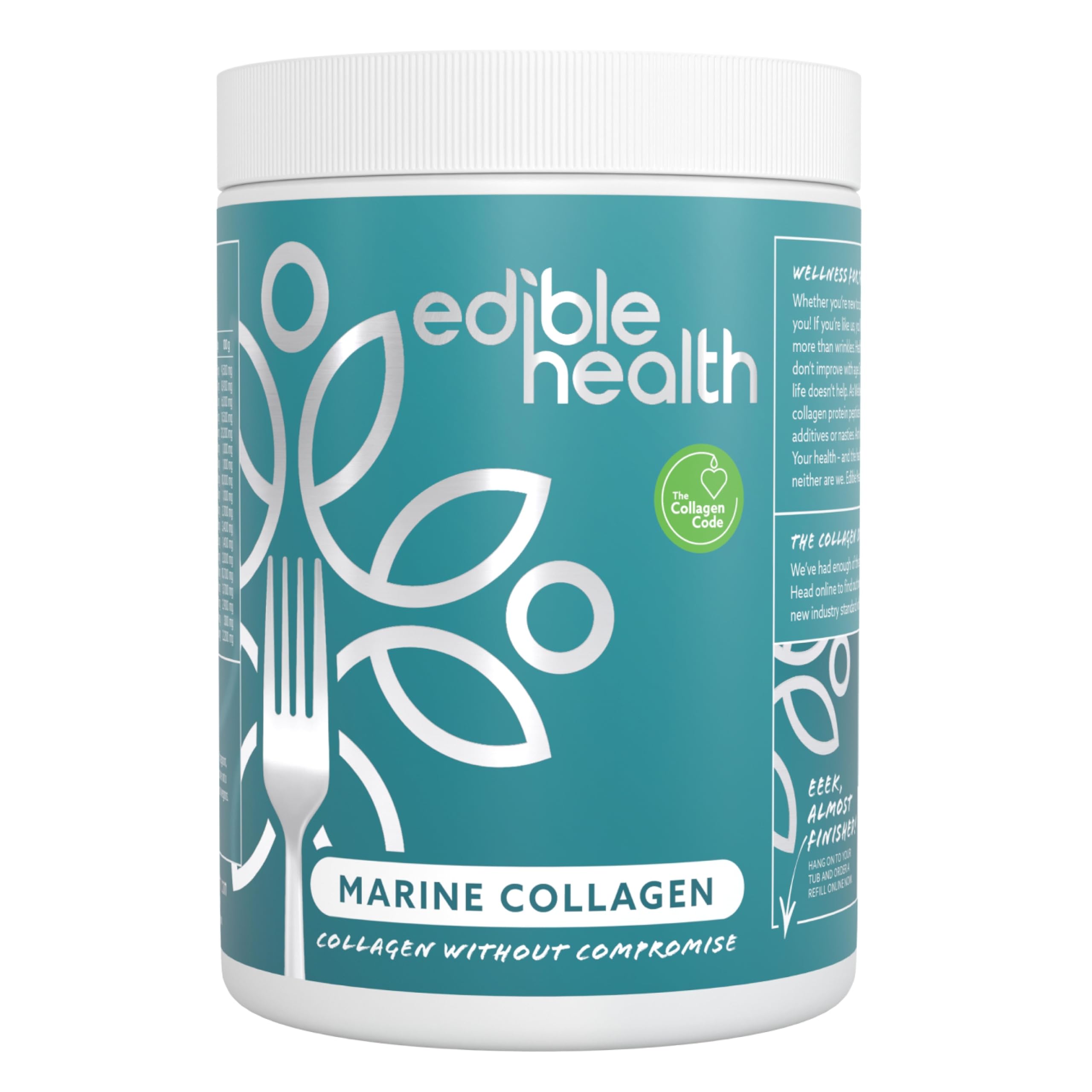 Premium Marine Collagen Peptides Powder - 400g (30-Day Supply) | Hydrolyzed Collagen Protein Supplement for Skin, Hair & Joint Support | Keto, Paleo & Carb-Free Dietary Supplement | Ideal for Smoothies, Coffee & Daily Wellness Routine