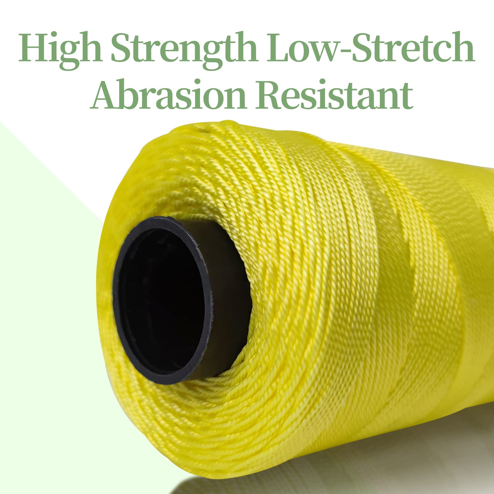 Strong 4-Strand Nylon Kite Line 3150ft - Durable Mason String for Gardening & Outdoor Use