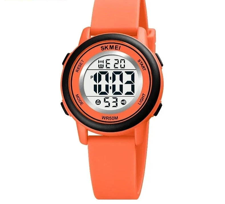 Waterproof Digital Sports Watch for Men & Women - LED Display, Stopwatch, Alarm - Perfect for Running, Swimming, Gym & Outdoor Activities