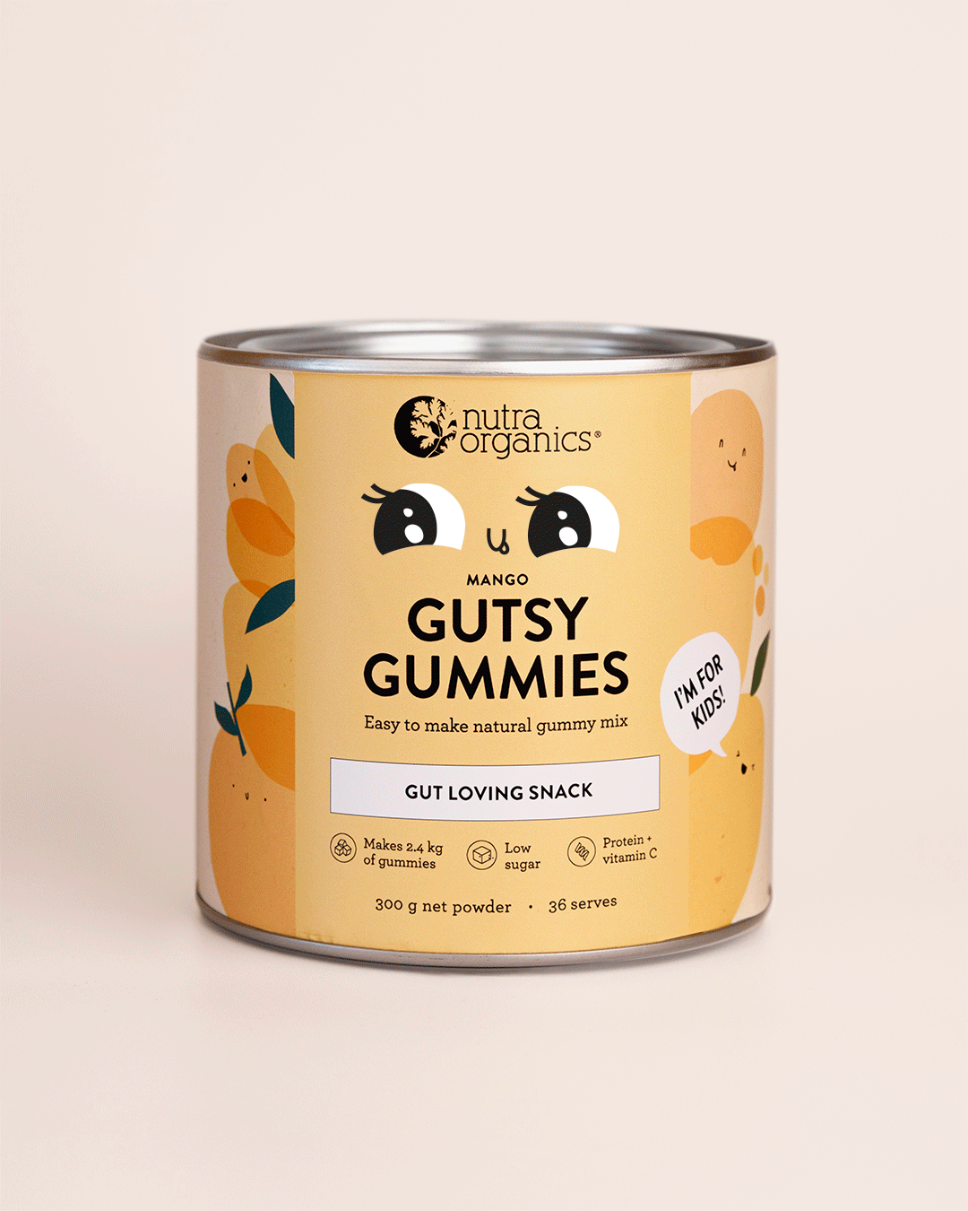 Gutsy Gummies Mango - Premium Mango Flavored Gummy Vitamins for Adults - Supports Immune Health & Energy - Perfect for Daily Wellness Routine, Travel & On-the-Go Nutrition