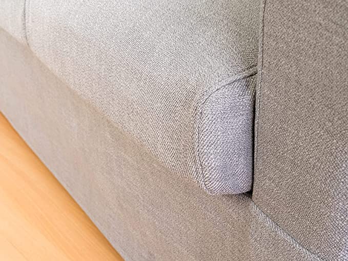 Custom Ektorp Sofa Slipcover for IKEA Ektorp 3-Seater Sofa - Premium Replacement Cover in Weave Grey | Durable, Washable Fabric for Living Room & Home Decor