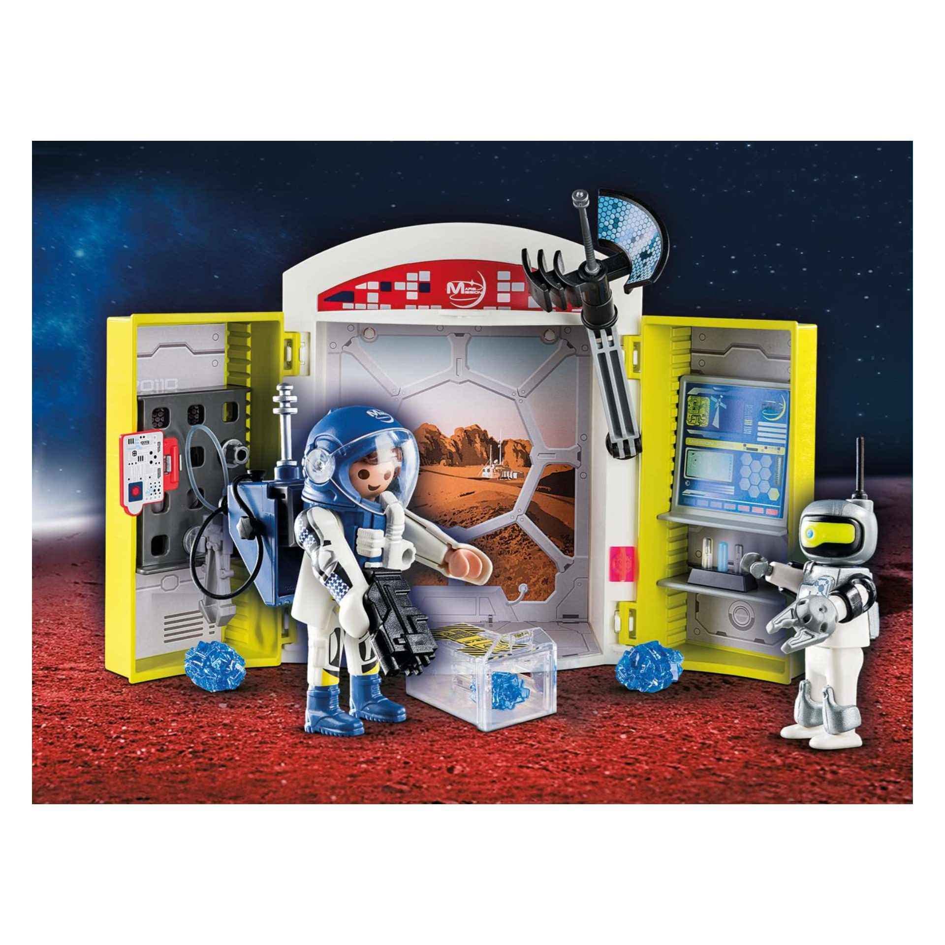 Playmobil Mars Mission Space Adventure Playset - STEM Educational Toy for Kids - Astronaut & Rover Figures - Perfect for Space Exploration Pretend Play & Learning