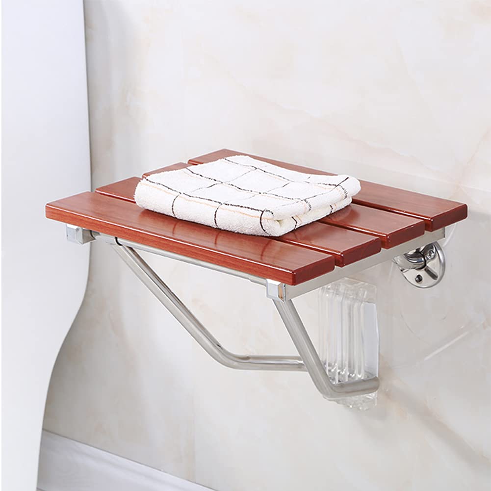 Foldable Wall-Mounted Shower Stool - Bath Seat for Elderly & Disabled - ADA Compliant Bathroom Safety Chair - Perfect for Small Spaces & Mobility Assistance - Ideal for Seniors, Handicap Users & Post-Surgery Recovery