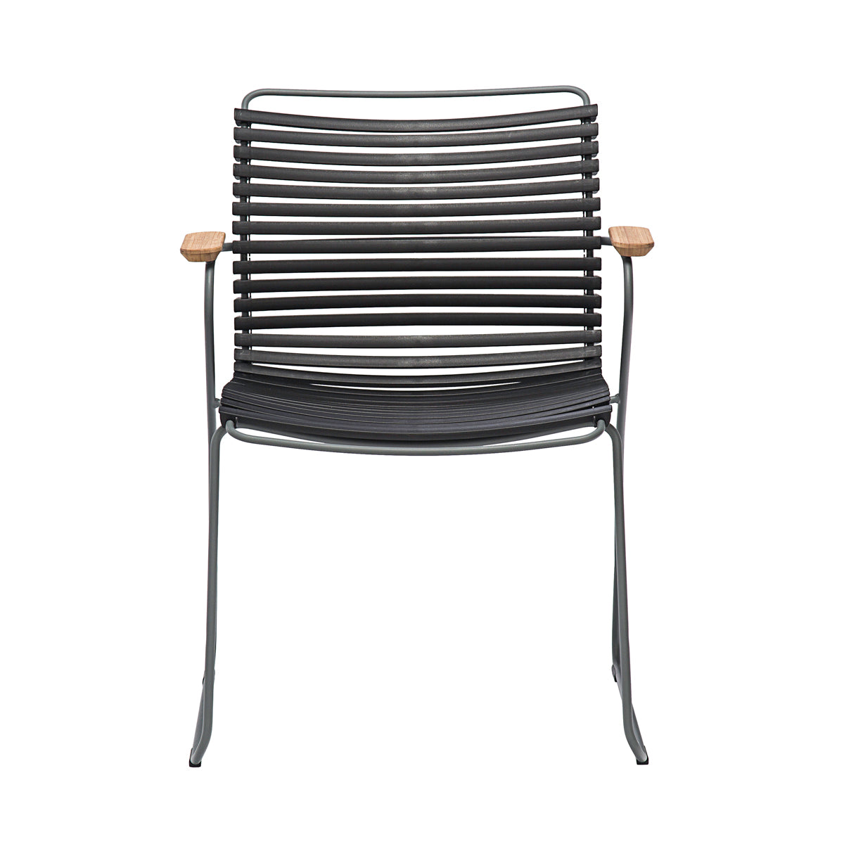 Click Outdoor Dining Chair with Armrest - Patio, Garden, Poolside & Backyard - Weather-Resistant & Comfortable for Outdoor Entertaining