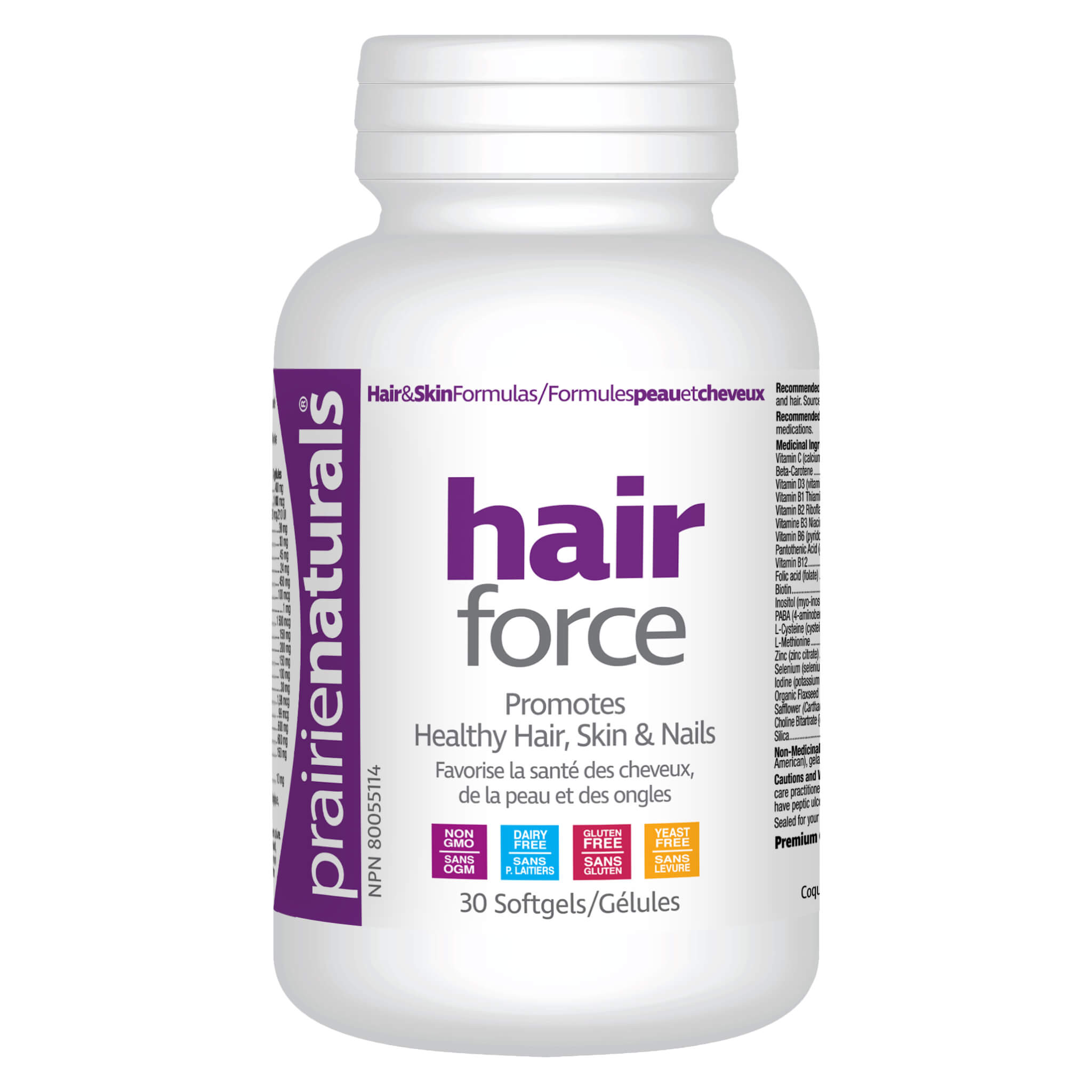 Hair Force 1 Hair Growth Serum - Natural DHT Blocker for Thicker & Longer Hair - Best for Men & Women - Use for Daily Hair Care Routine & Styling Prep