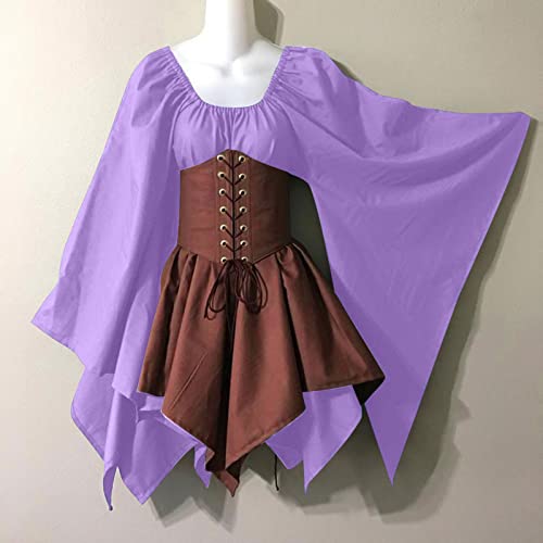 Purple Viking Costume Women