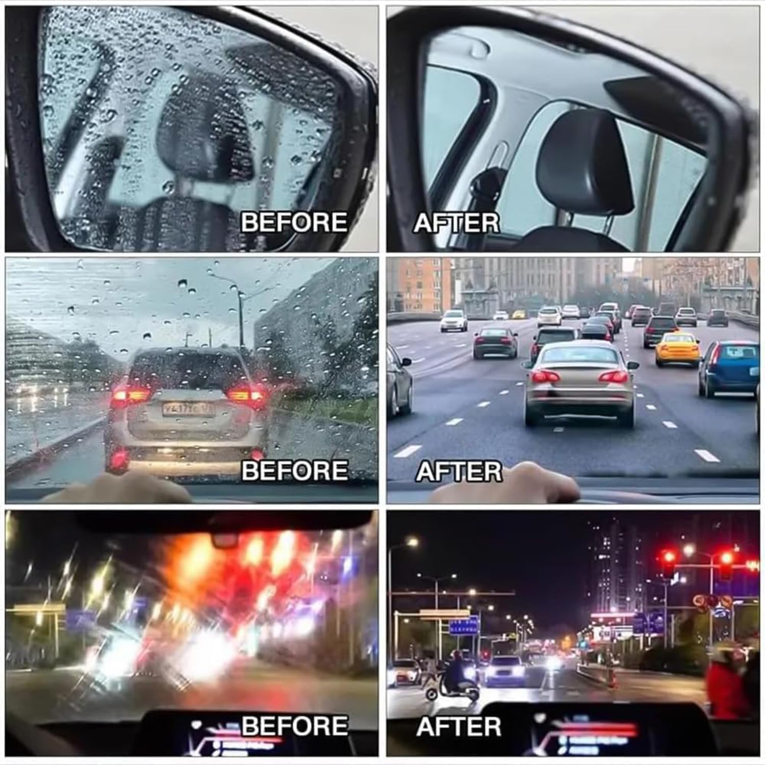 Priyadarshi Automotive Oil Film Cleaning Brush - Car Windshield & Glass Cleaner for Rain & Fog Protection - Durable Glass Cleaning Tool for Cars, Trucks, and Motorcycles - Perfect for Road Trips and Daily Commuting