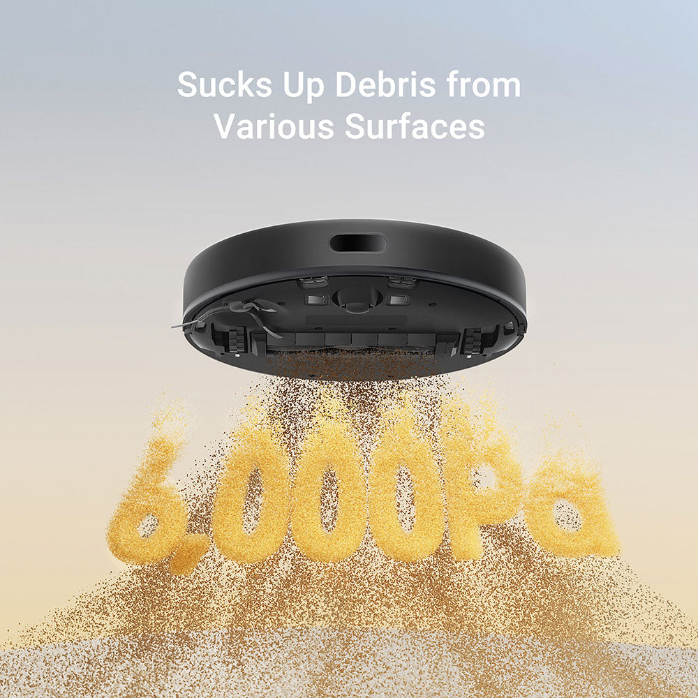 Dreame D9 Max Gen 2 Robot Vacuum and Mop Cleaner - Powerful 4000Pa Suction, Smart Mapping, Self-Charging - Perfect for Hardwood Floors & Pet Hair Cleaning (Home, Office, Apartment Use)