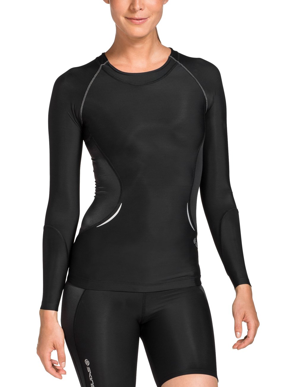 Skins Women's A400 Compression Long Sleeve Top - High Performance Workout Shirt for Running, Yoga & Gym Training