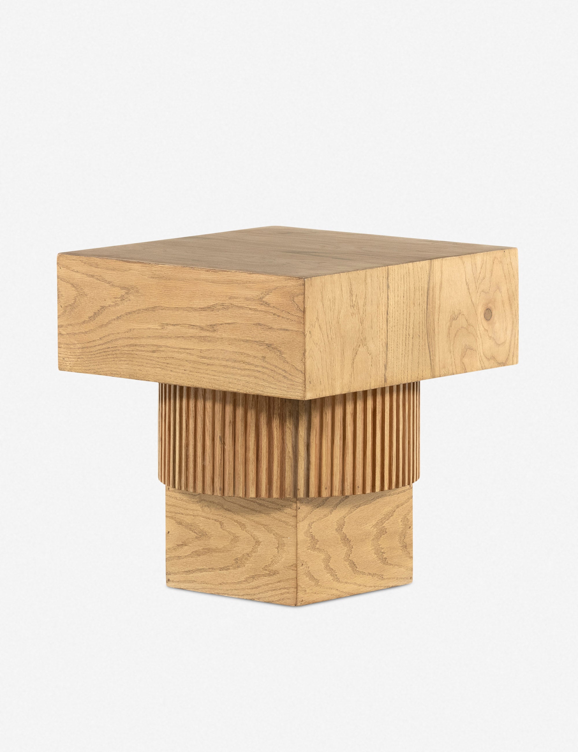 Modern Wooden Culver Side Table - Small Nightstand with Storage Shelf for Bedroom, Living Room & Office - Stylish End Table for Home Decor
