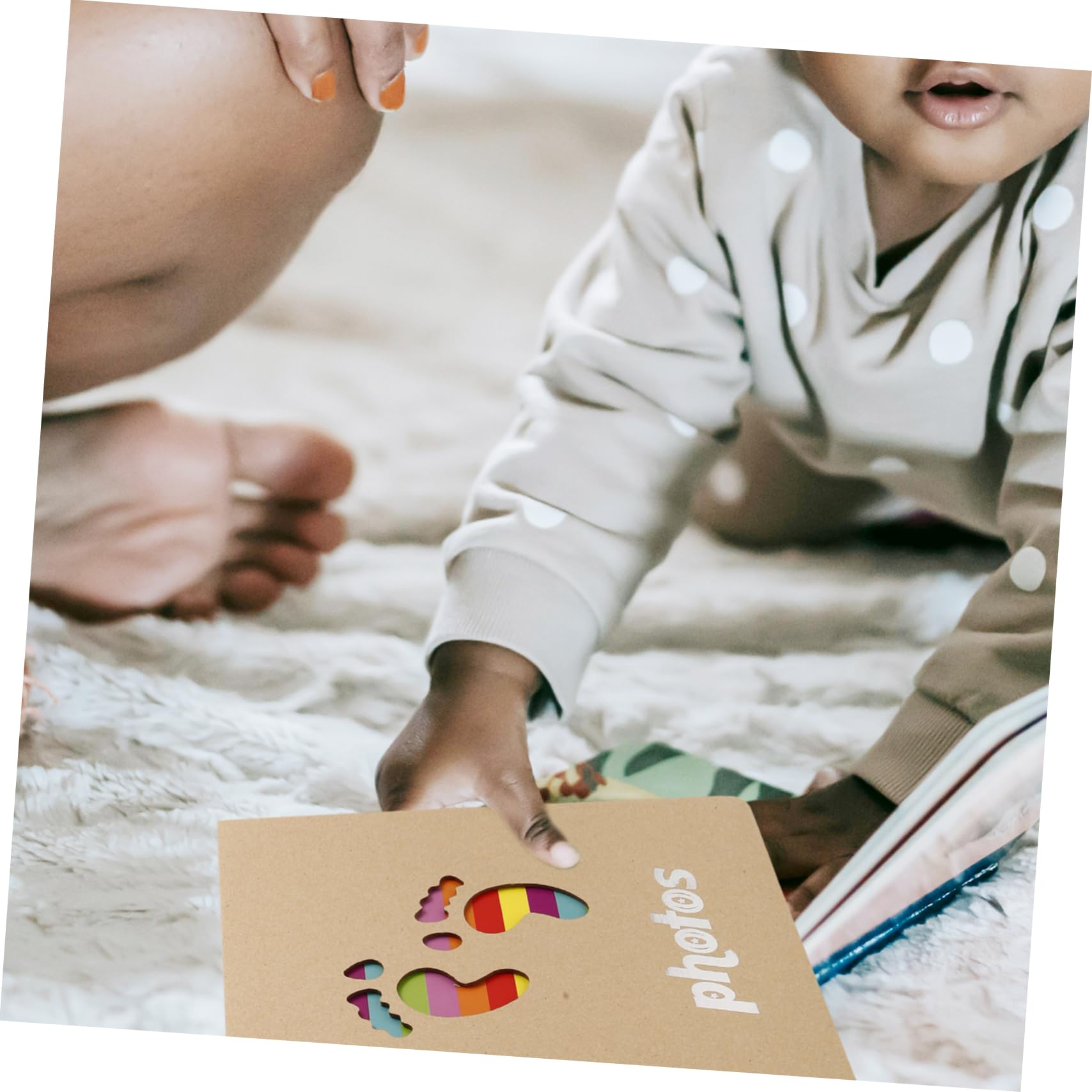 Premium Cabilock 2-Piece Baby Photo Album Set - Acid-Free Scrapbook for Newborn Memories, Family Pictures & Wedding Photos | Perfect for Baby Showers, Christenings & Family Keepsakes