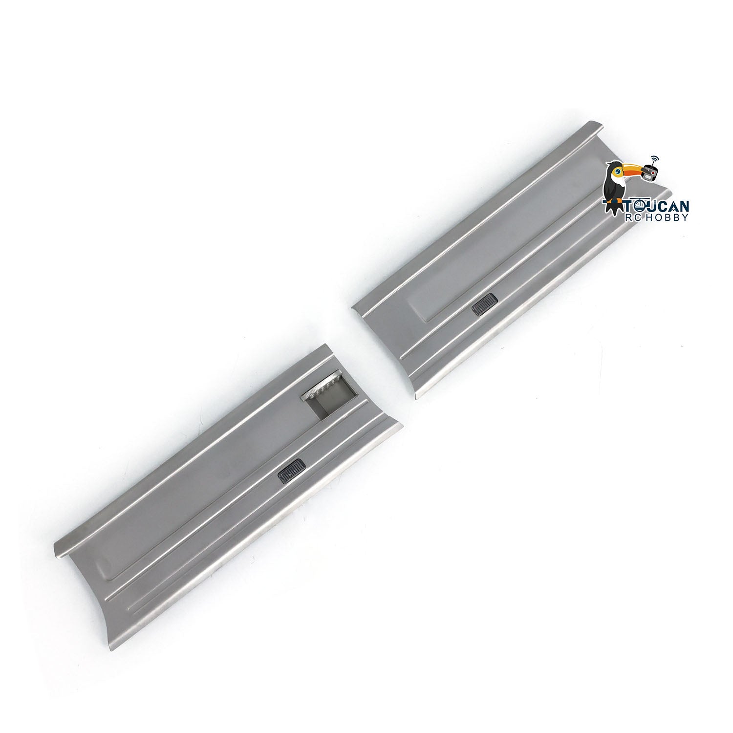 Metal Side Spoilers for 1/14 R620 RC Tractor Truck & R730 RC Car - DIY Upgrade Parts for Realistic Truck Simulation and Racing Scenes