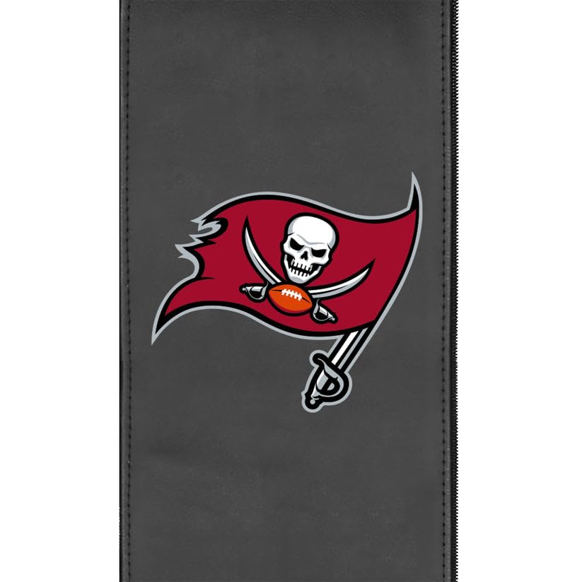 PhantomX Black Mesh Gaming Chair with Tampa Bay Buccaneers Logo - Ergonomic Office & Esports Chair for PC Gaming, Streaming, and Home Office Use