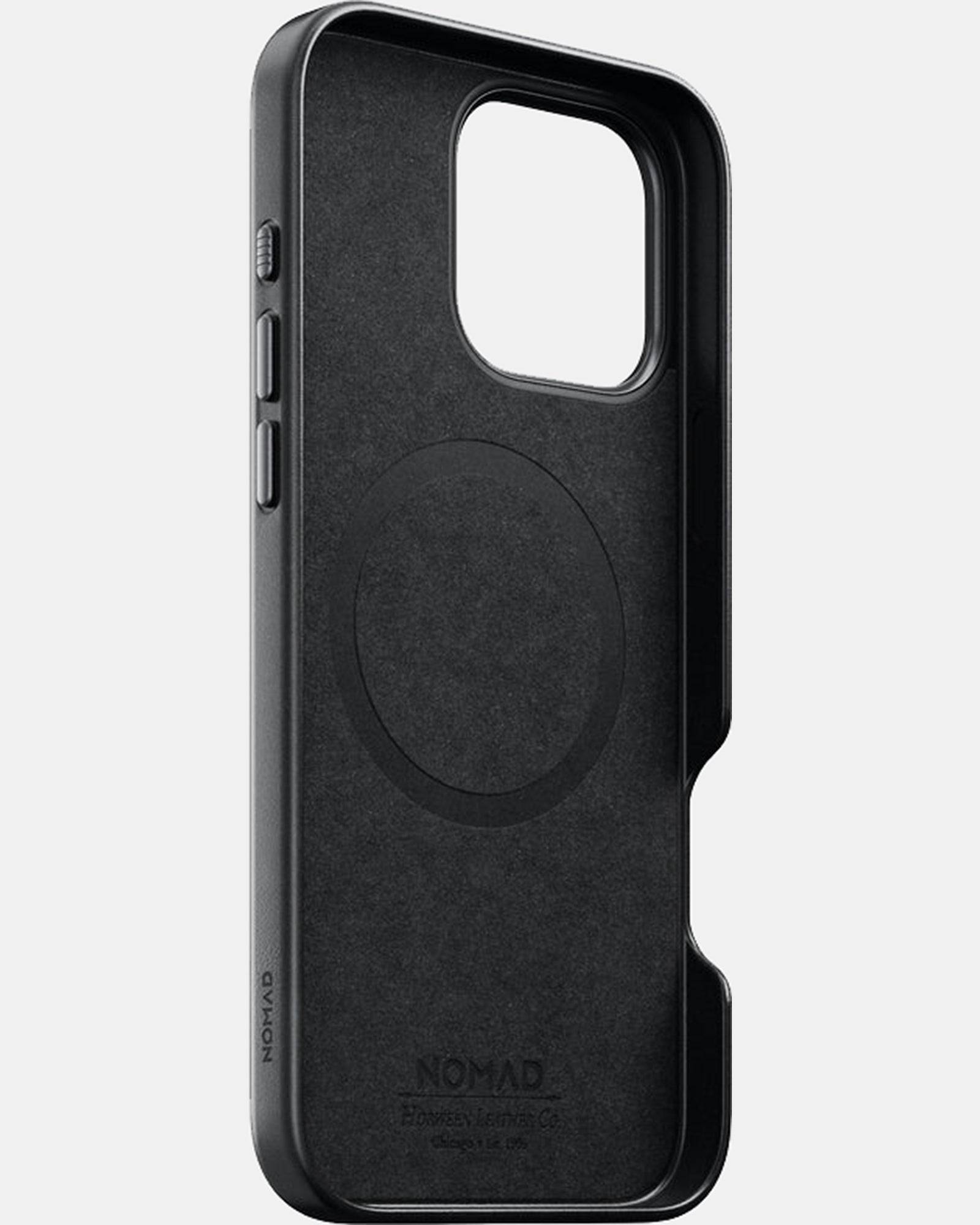 Nomad Premium Horween Leather Case for iPhone 16 Pro Max - Durable & Stylish Protective Cover (Black) - Perfect for Business & Everyday Use