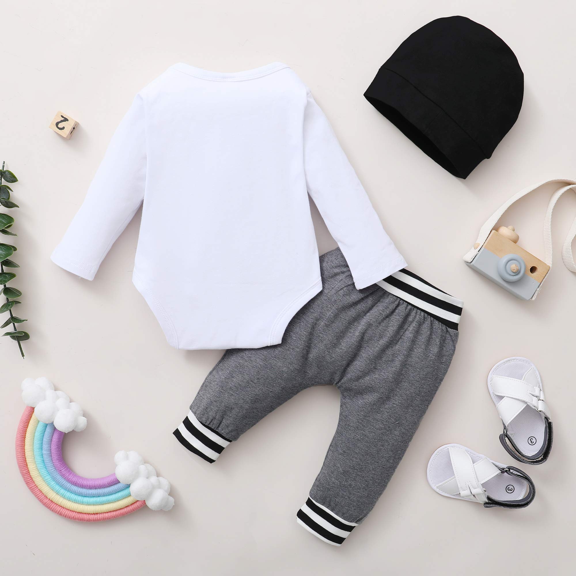 Newborn Baby Boy Clothes Set - Cozy Fall & Winter Outfits for Infants & Toddlers | Warm Crew Outfit for Newborns & Babies | Perfect for Winter Playdates & Holiday Photos