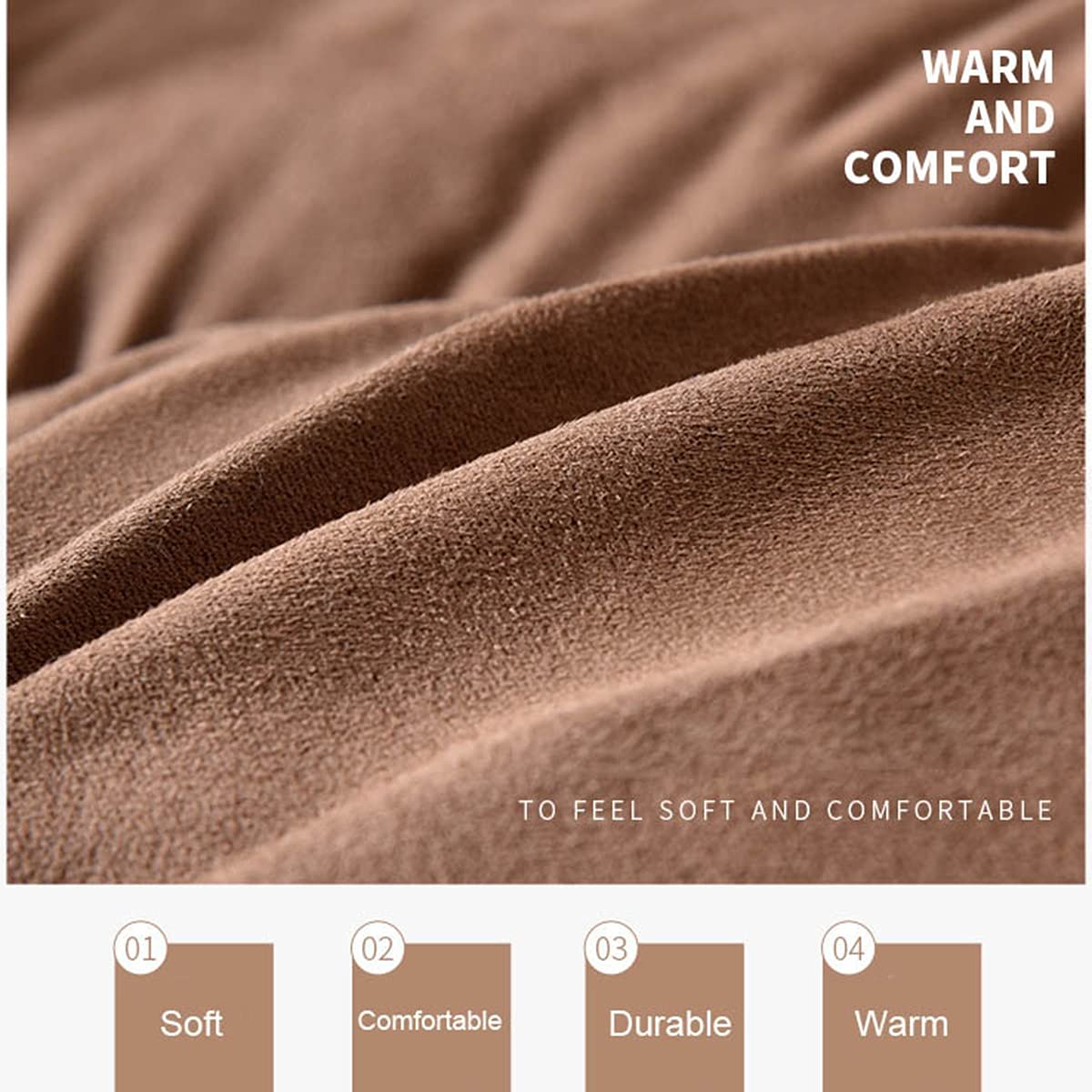 Premium Soft Suede Chaise Lounge Cushion - Thickened Washable Outdoor Patio Furniture Padding for Poolside, Sun Lounger & Recliner - Perfect for Backyard, Deck and Garden Relaxation