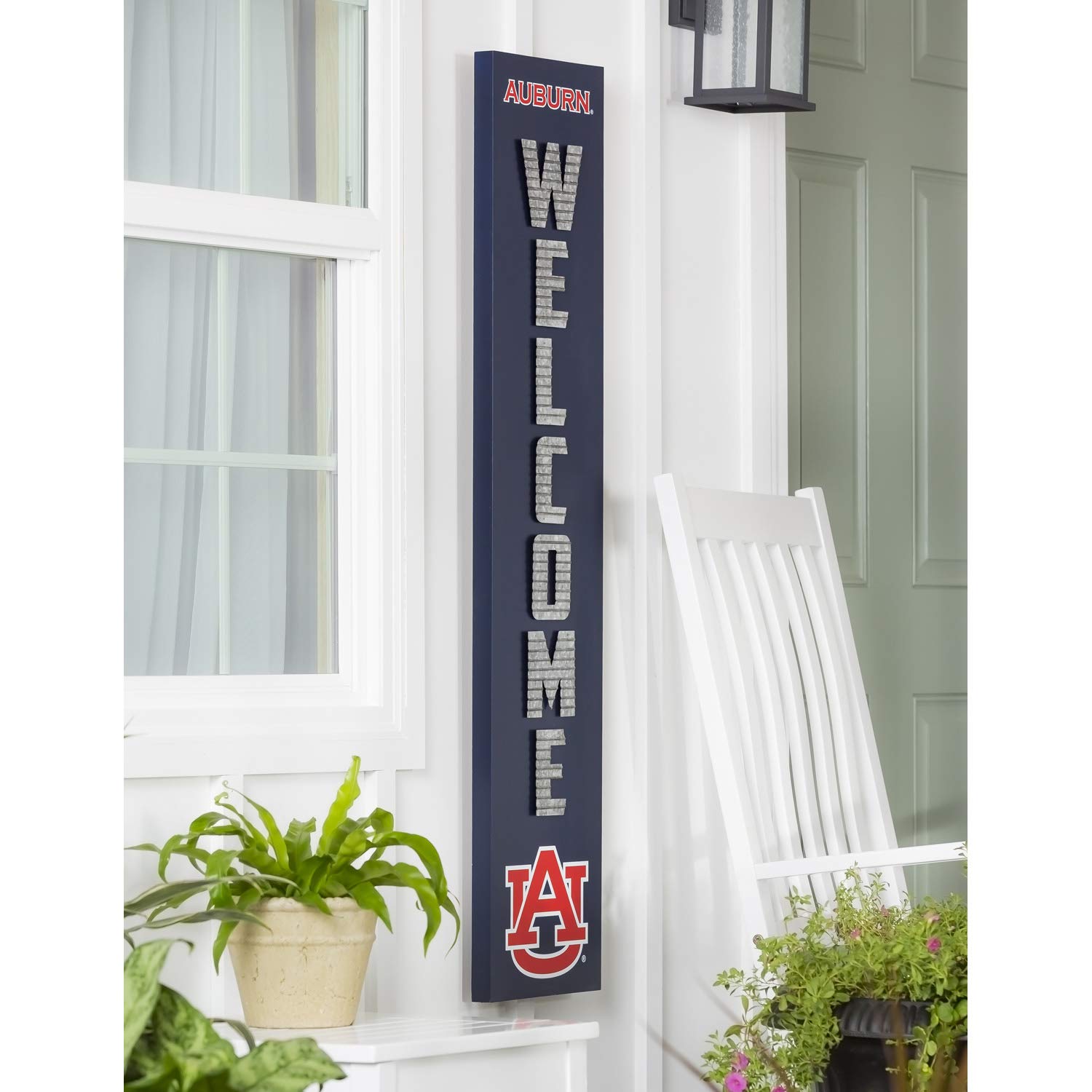 Auburn University Team Sports America Porch Leaner - Perfect for Game Day Decor, Tailgating, and Front Porch Displays