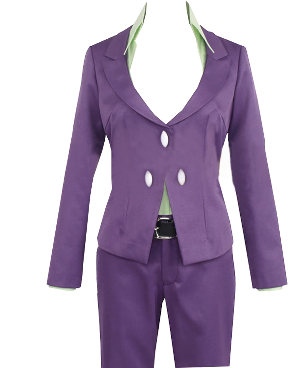 Premium Anime Cosplay Costume - Shion Purple Suit with High-Quality Fabric | Perfect for Halloween, Comic Con, and Cosplay Events