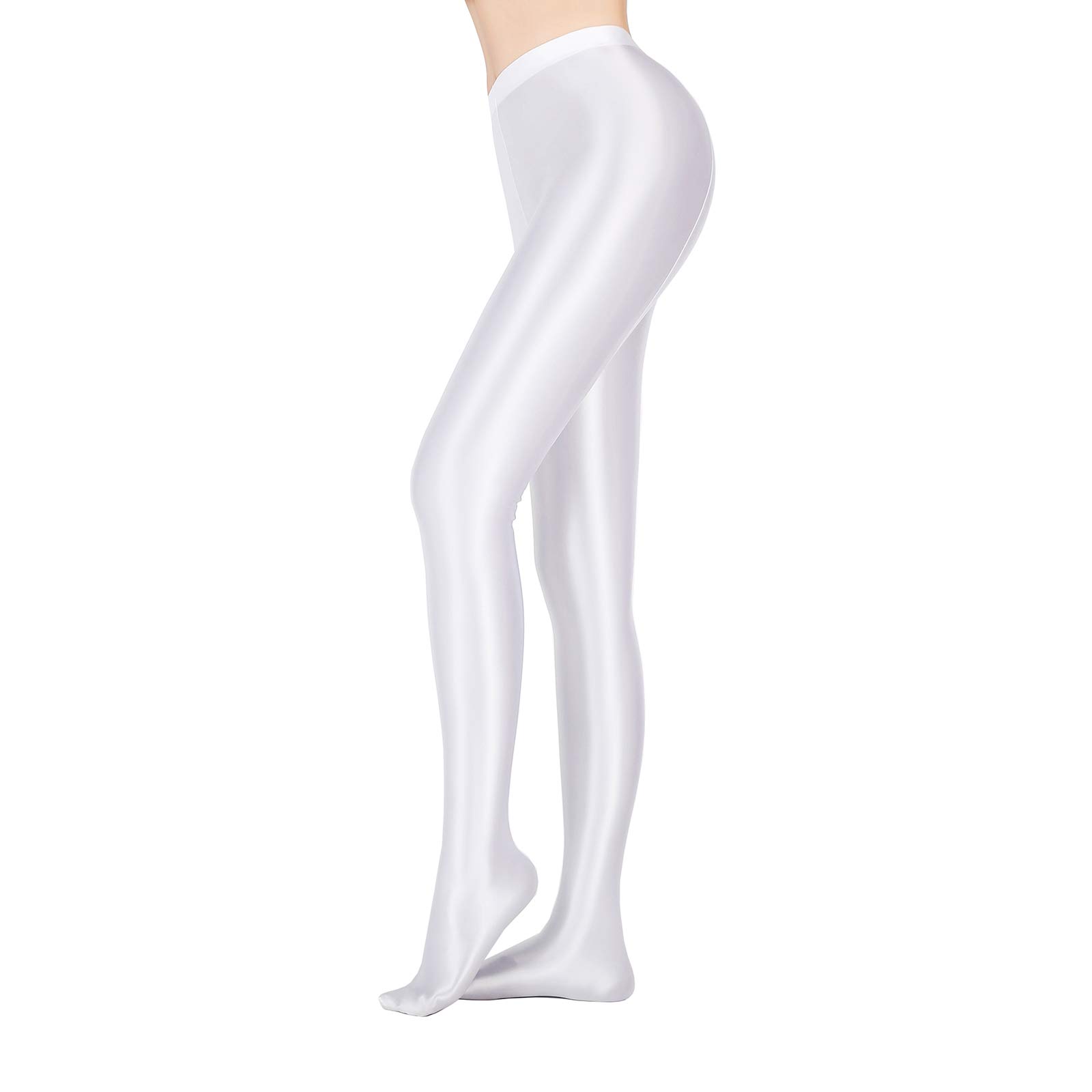 Glossy Opaque Pantyhose - Shiny High Waist Tights for Women | Sexy Stockings, Yoga Pants & Sports Leggings | Perfect for Training, Fitness & Everyday Wear