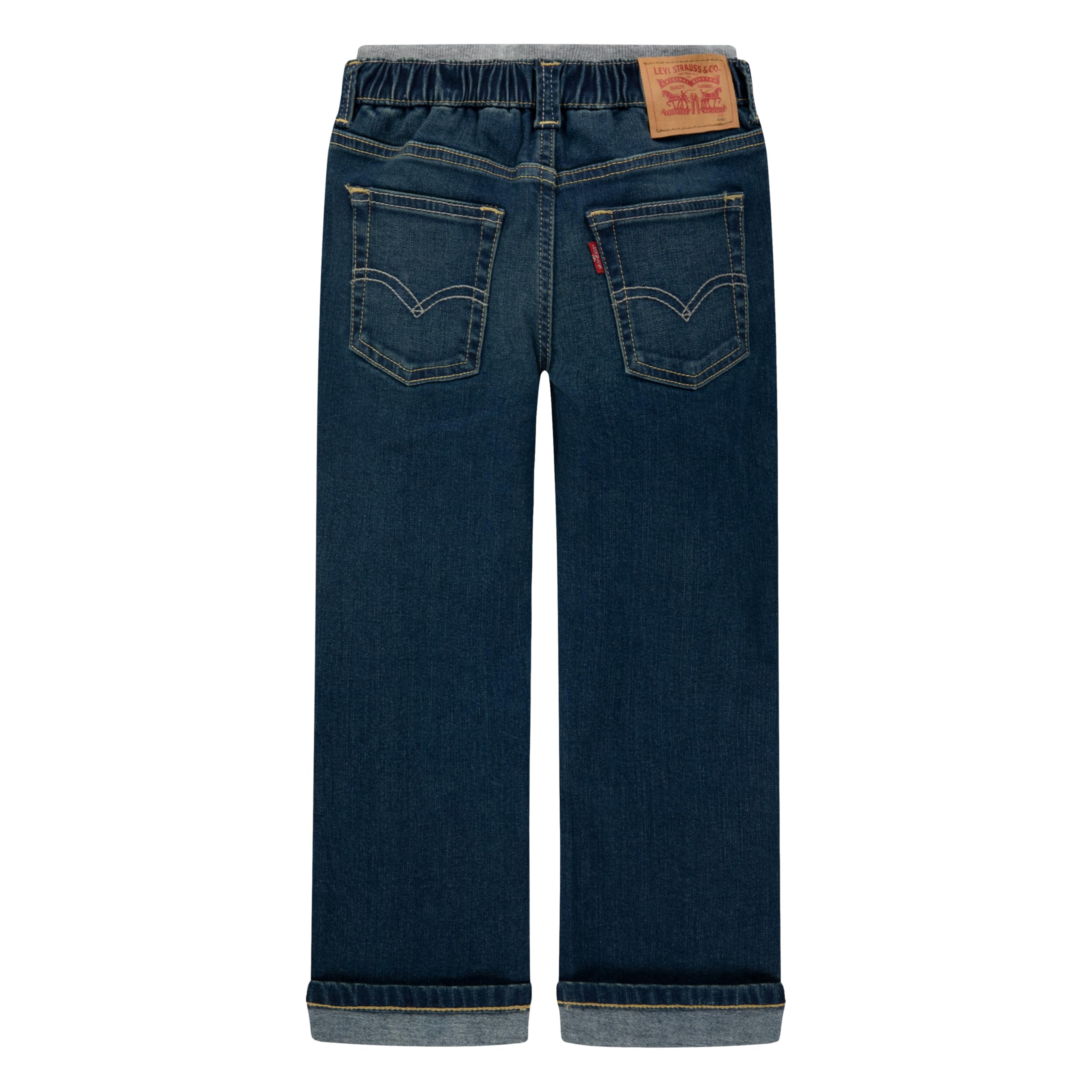 Levi's Baby Boys' Straight Fit Jeans - Classic Denim Pants for Toddlers | Comfortable & Durable for Playtime, Daycare & Everyday Wear