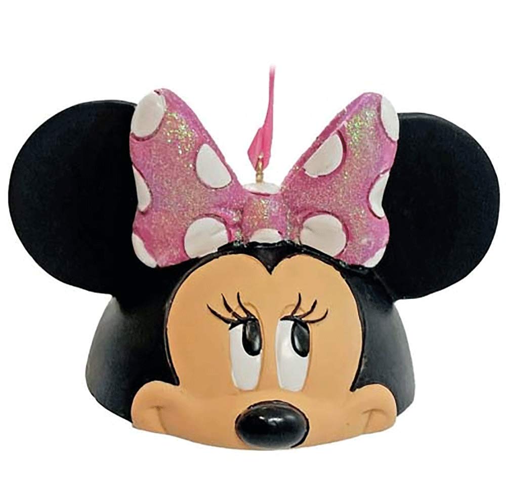 Disney Parks Minnie Mouse Ear Hat Ornament - Cute Christmas Tree Decor for Disney Fans & Holiday Home Decor