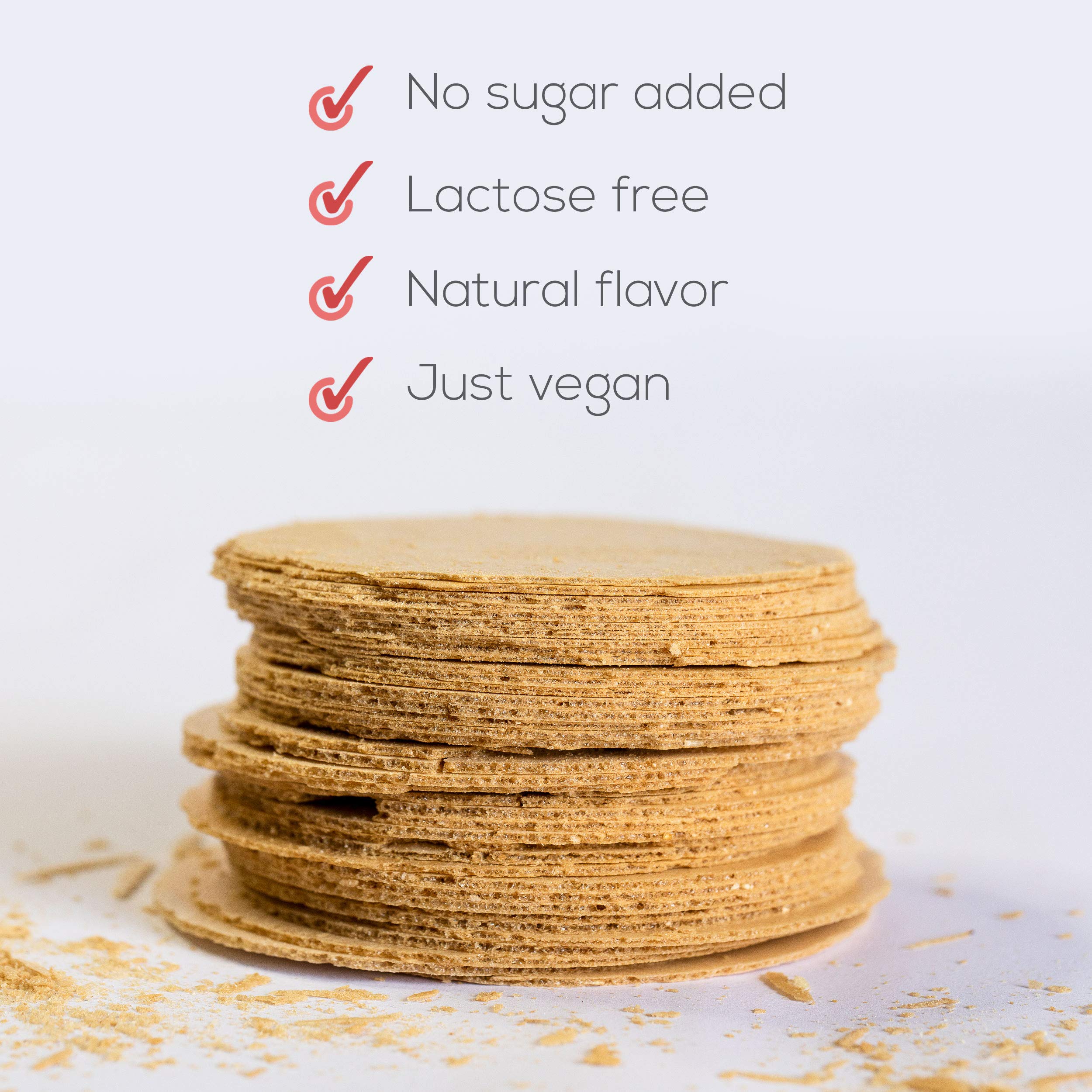 Kalan - Amaranth Flour Wafer Thins - Low Calorie Healthy Snacks - Gluten Free Mexican Crisps - No Sugar Added (Cappuccino Flavor, 6 Pack) - Perfect for Keto Diet, Weight Loss & On-the-Go Snacking