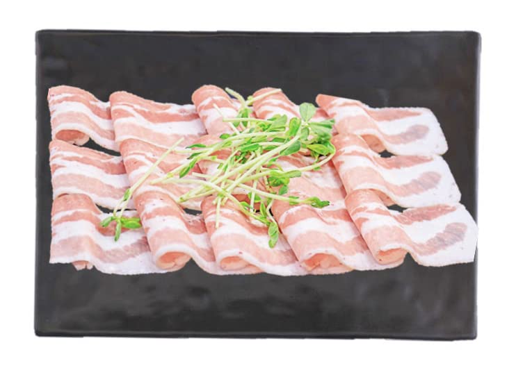 Premium Black Melamine Rectangular Plates - 12-Pack 9.875