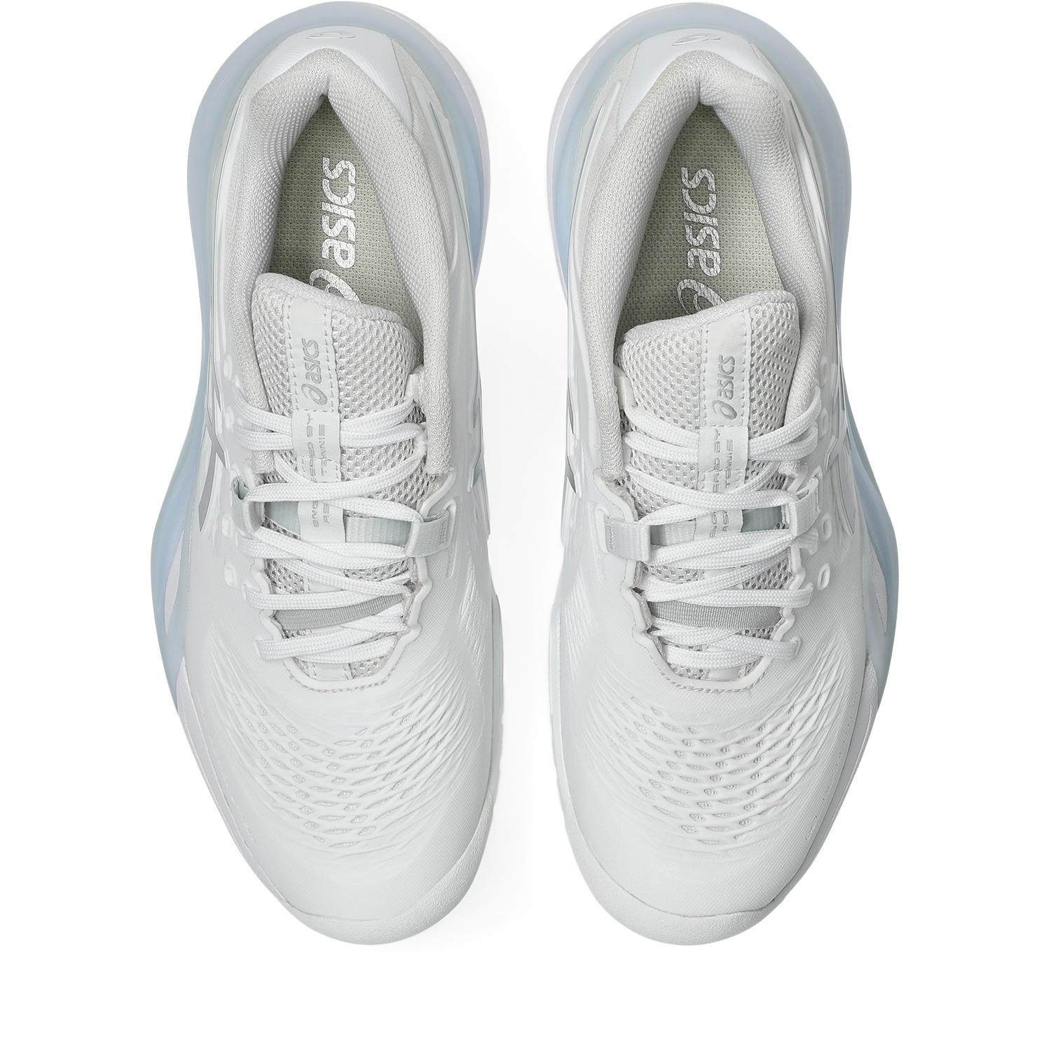 ASICS Gel Resolution X Women's Tennis Shoes - White/Silver | High-Performance Court Shoes for Women | Perfect for Competitive Matches & Training Sessions