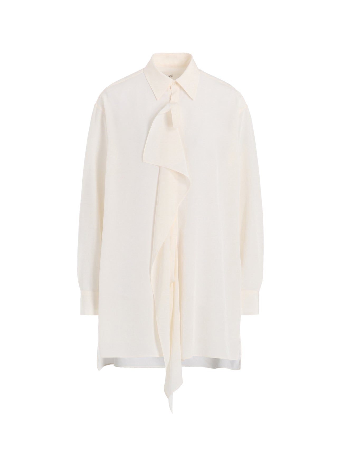 Elegant Crepe de Chine Blouse with Placket - Perfect for Office Wear & Casual Outfits