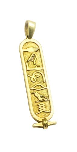 Handmade Egyptian Cartouche Pendant Name Necklace - Personalized Hieroglyph Jewelry for Women, Unique Custom Nameplate Gift for Christmas, Birthday & Special Occasions | Perfect for Boho Style, Cultural Fashion & Meaningful Gifting