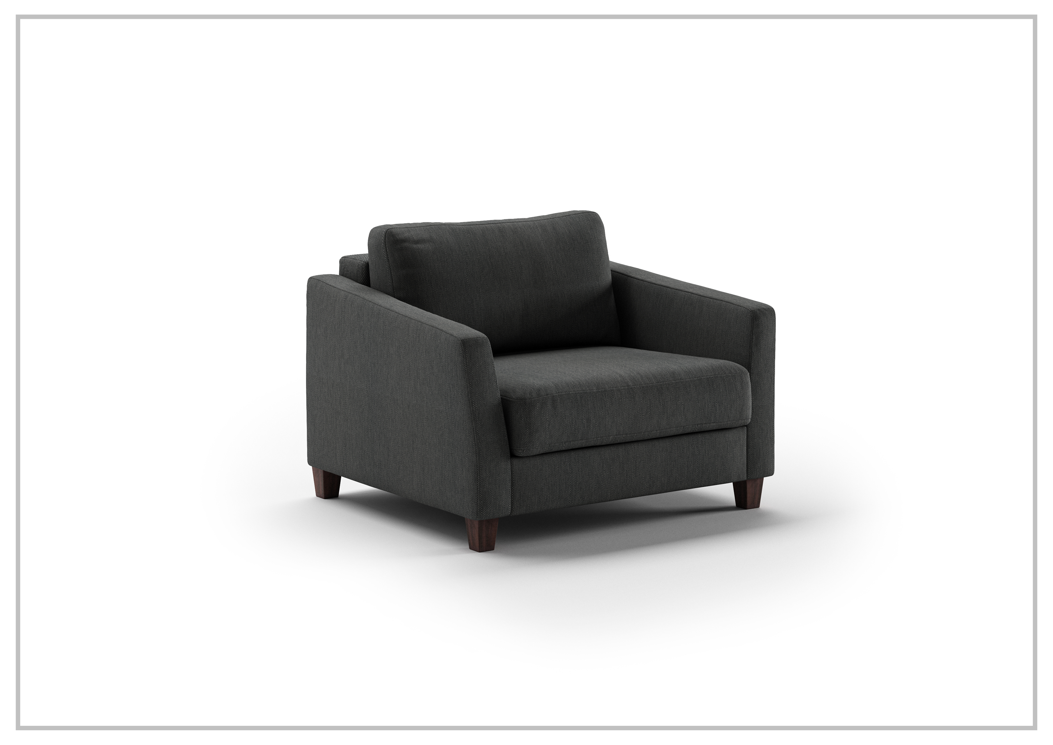 Luonto Monika Fabric Chair Cot Sleeper Sofa Bed - Convertible 3-in-1 Furniture for Small Spaces | Multiple Color Options | Perfect for Guest Rooms, Apartments & Dorm Rooms