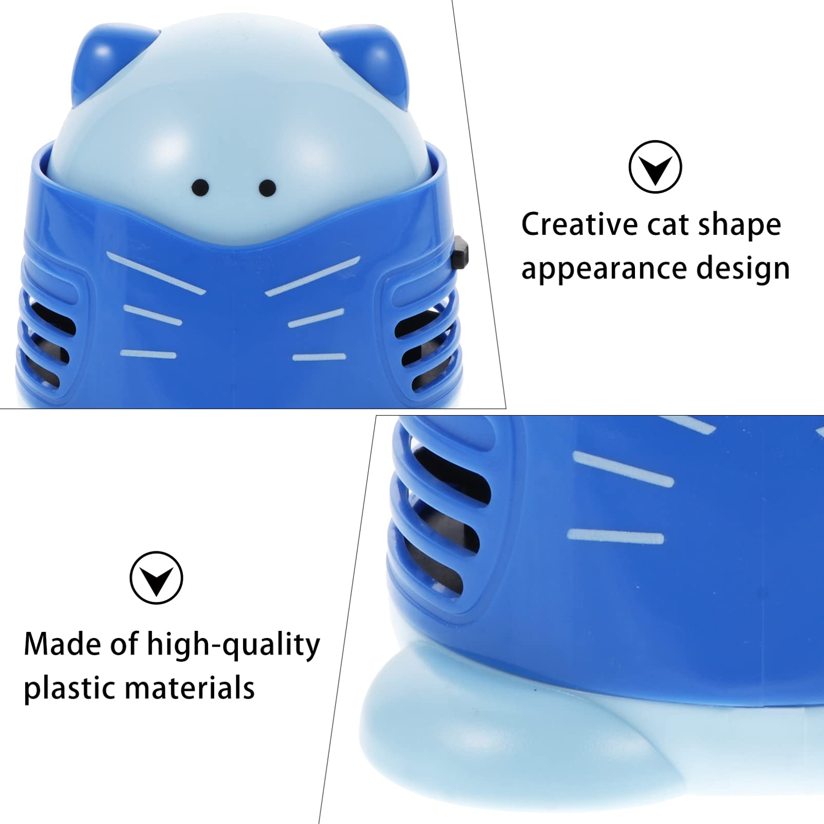 ARTIBETTER Mini Vacuum Cleaner - Portable Desk Dust Cleaner, Handheld Table Vacuum for Home & Office, Plastic Dust Collector for Keyboard, Car, Laptop (Ideal for Workspace, Computer, Electronics Cleaning)