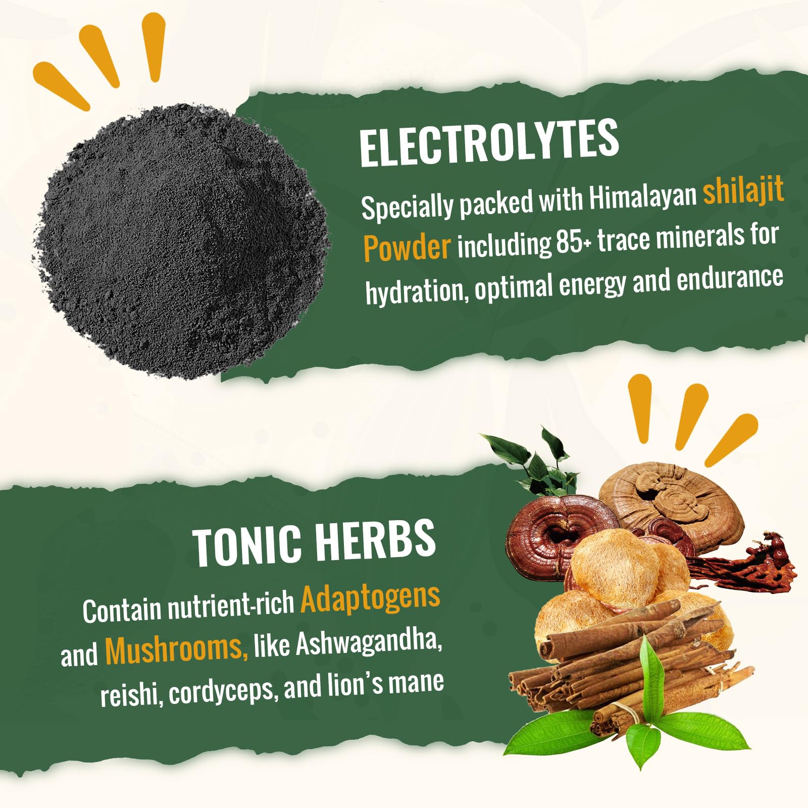 Organic Super Greens Powder with Electrolytes & Tonic Herbs - Superfood Supplement for Gut Health, Energy & Immunity | Adaptogens, Shilajit, Antioxidants, Prebiotic & Probiotic Blend | 30 Servings for Smoothies, Detox & Daily Wellness Boost