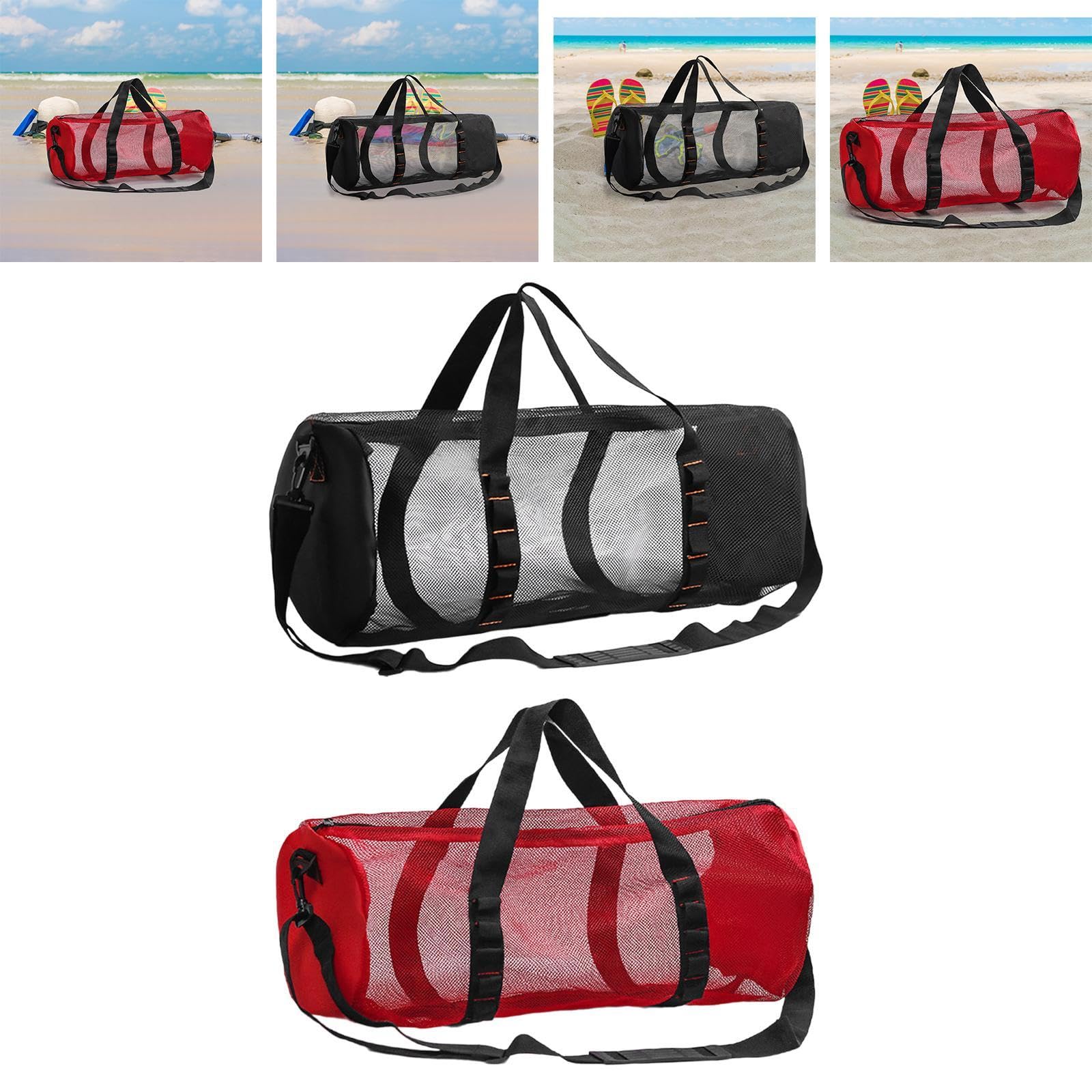 Breathable Mesh Duffle Bag for Travel, Gym & Outdoor Adventures - Lightweight Sports Duffel with Ventilation for Hiking, Camping & Workout Gear Storage