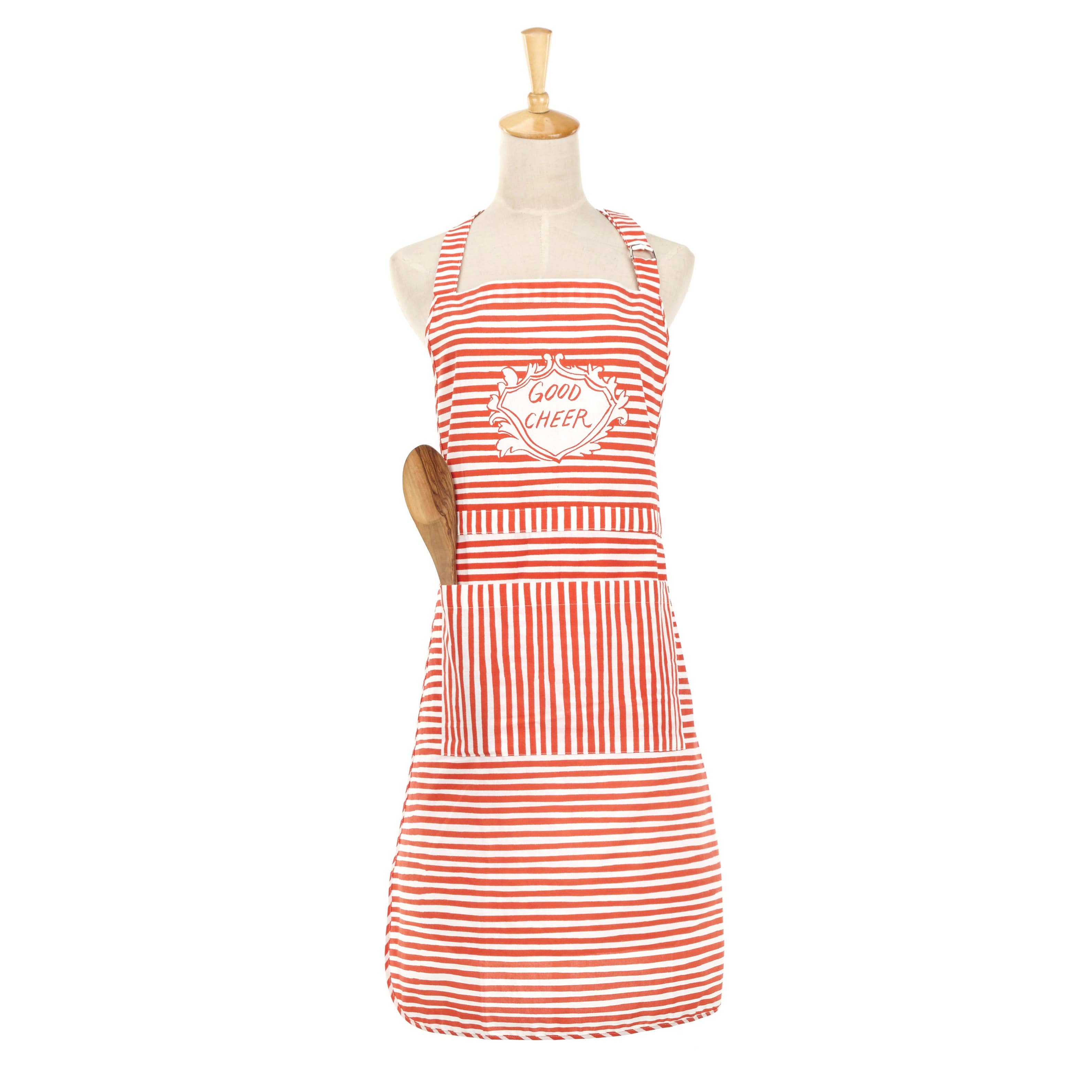 Premium Quality Good Cheer Apron - Adjustable & Durable Kitchen Apron for Cooking, Baking & Grilling - Perfect Gift for Chefs & Home Cooks