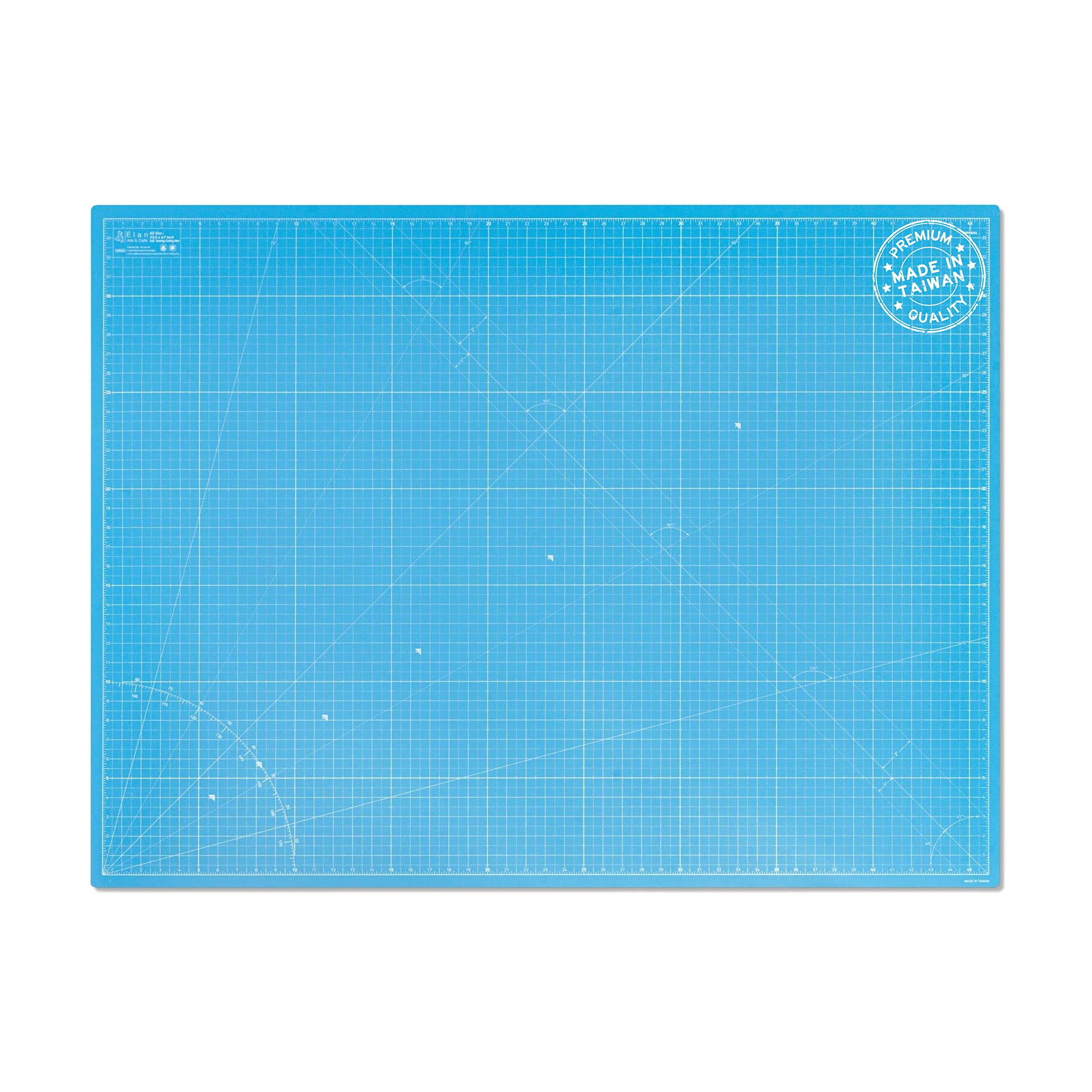Self-Healing Cutting Mat 36x47 Inch - A0 Size 5-Ply Craft Mat for Sewing, Quilting & Hobby Projects - Durable Blue Cutting Board for Fabric, Paper & DIY Crafts - Perfect for Quilters, Tailors & Craft Enthusiasts