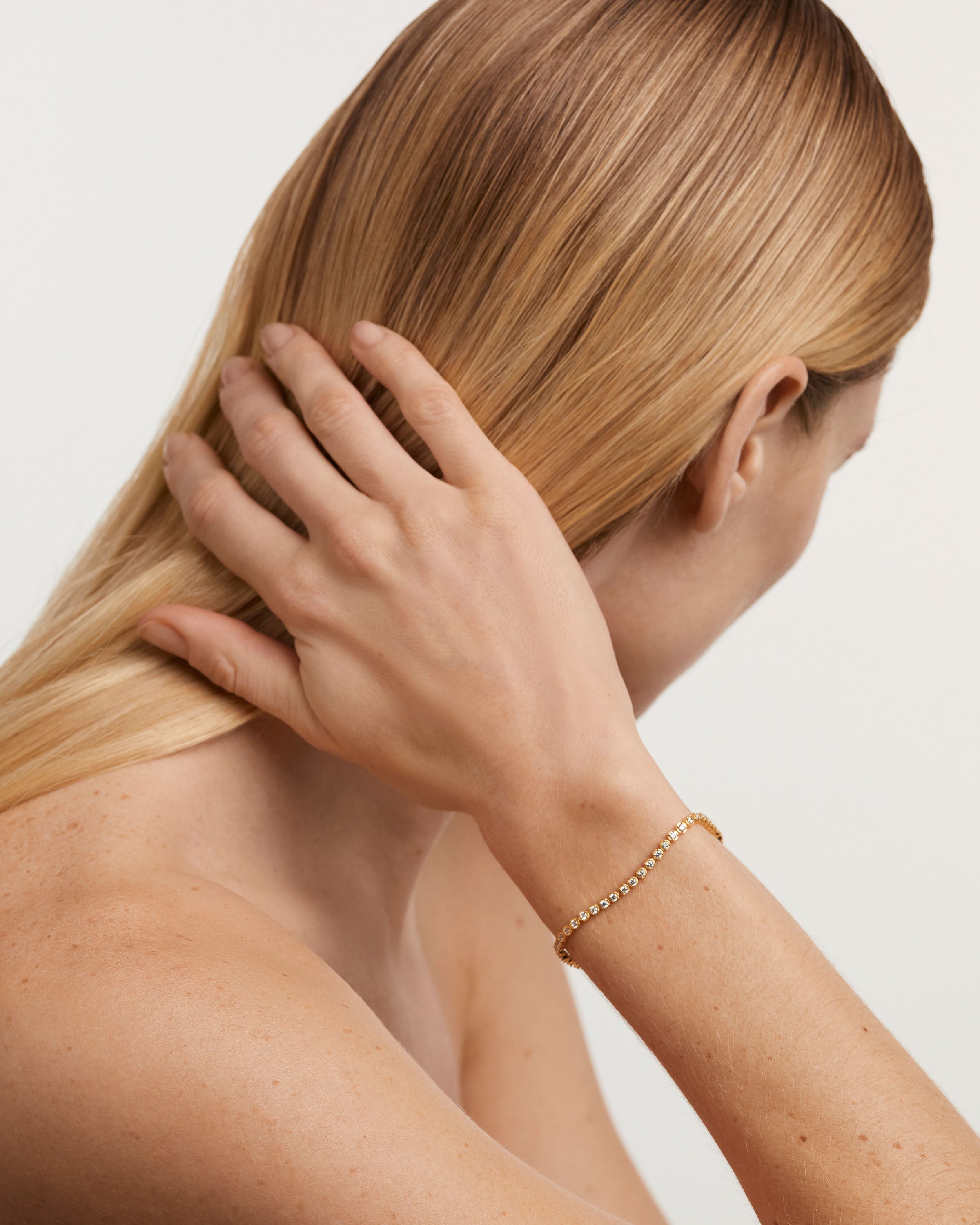 Florence Bracelet for Women - Elegant Gold Plated Adjustable Bangle - Perfect for Parties, Weddings & Everyday Wear