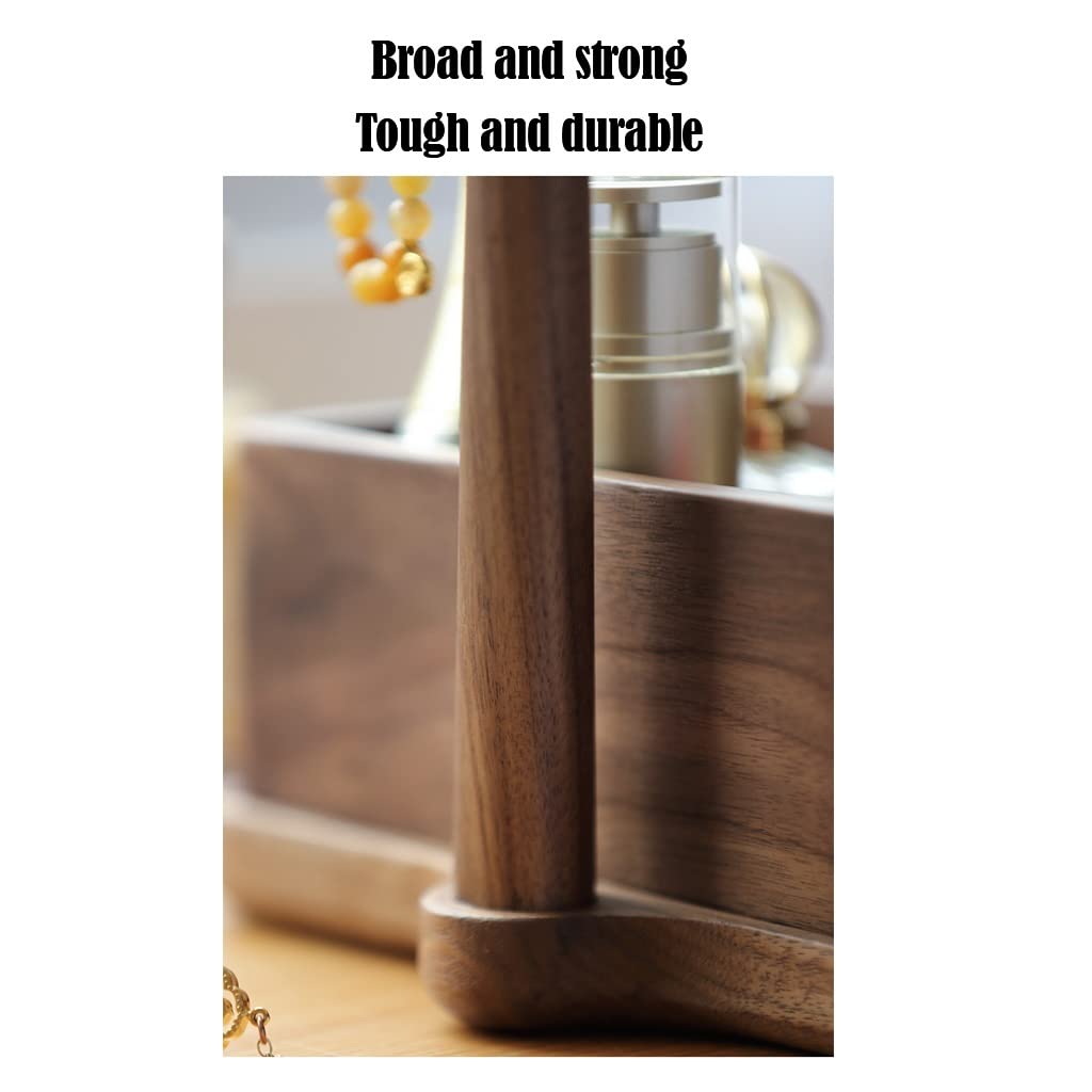 KAMWD Wooden Key Bowl & Jewelry Tray - Entryway Table Organizer for Keys, Rings, Coins | Valet Tray for Men's Dresser Decor | Desktop Storage Solution for Jewelry, Watches & Small Items - Perfect for Bedroom, Bathroom & Office Organization